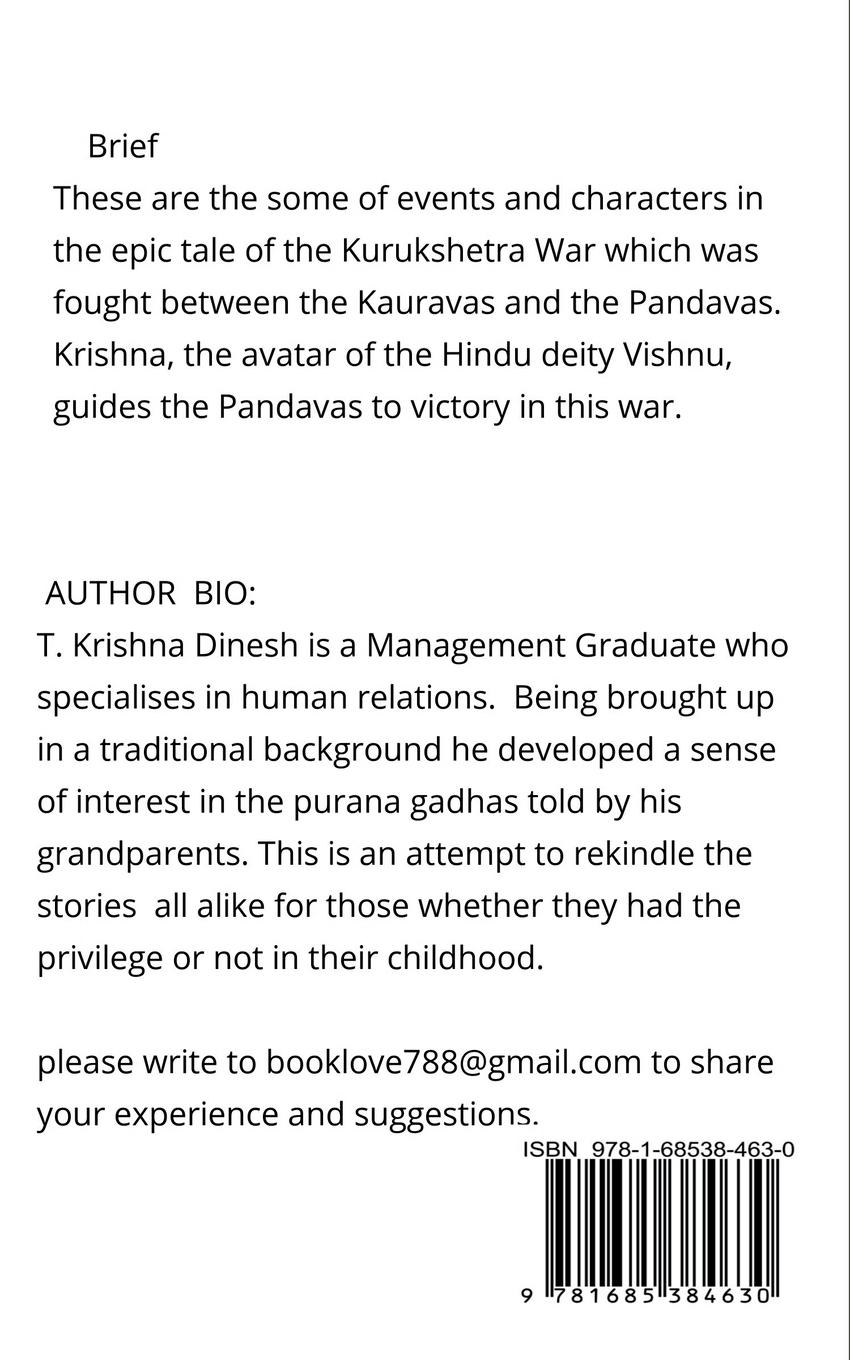 Rückseitencover Jaya Samhita- Mahabharata