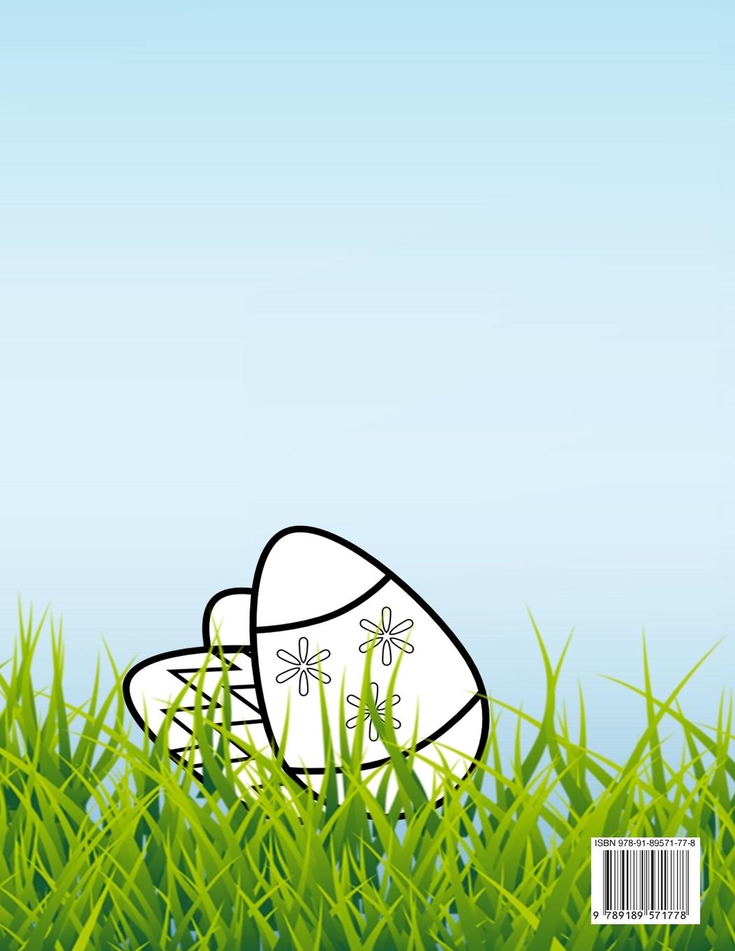 Rückseitencover Livre de coloriage du lapin de Pâques