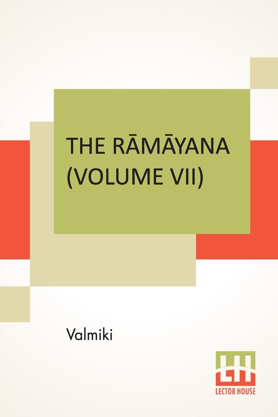 Vorderes Coverbild The R¿m¿yana (Volume VII)