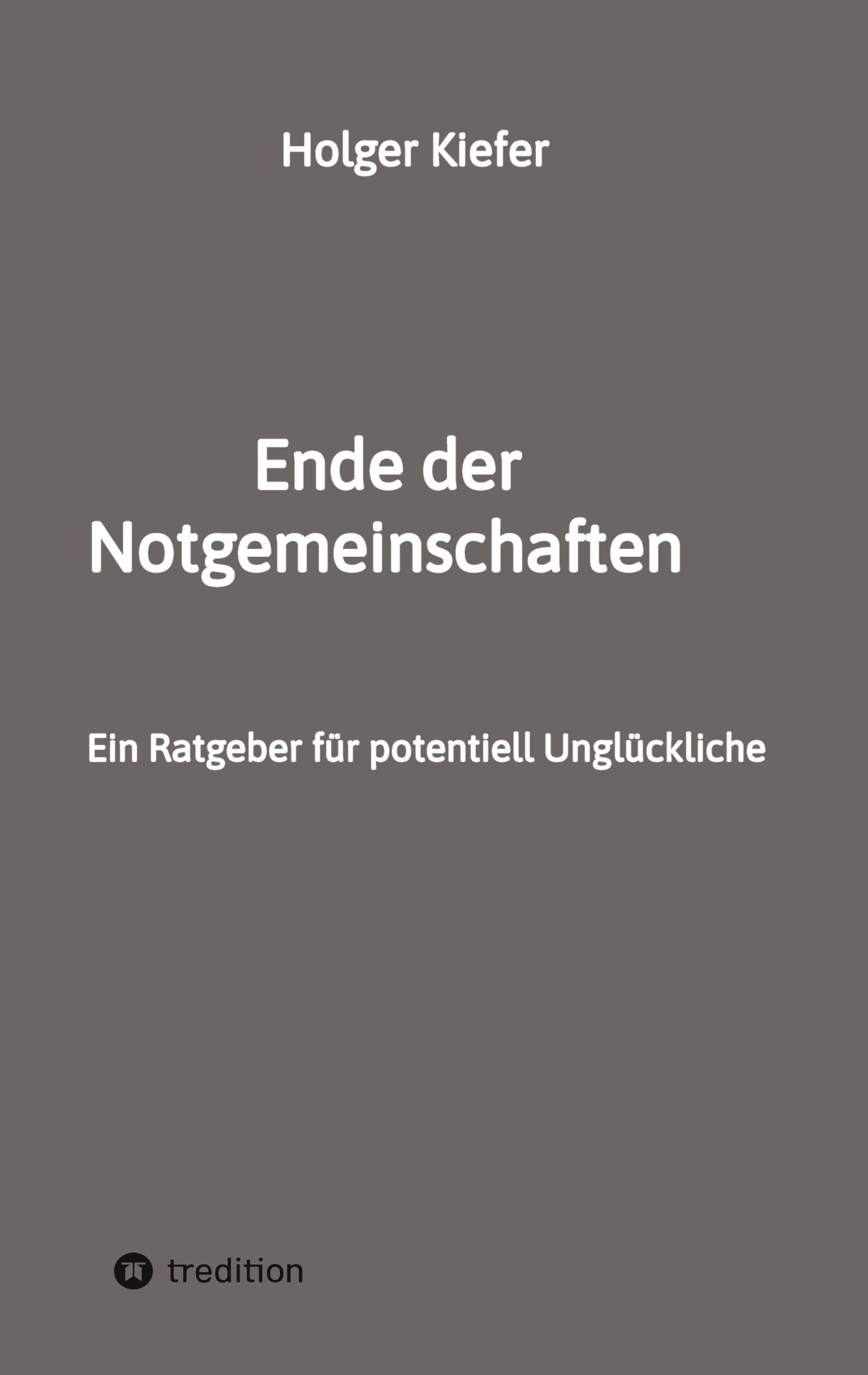 Vorderes Coverbild Ende der Notgemeinschaften