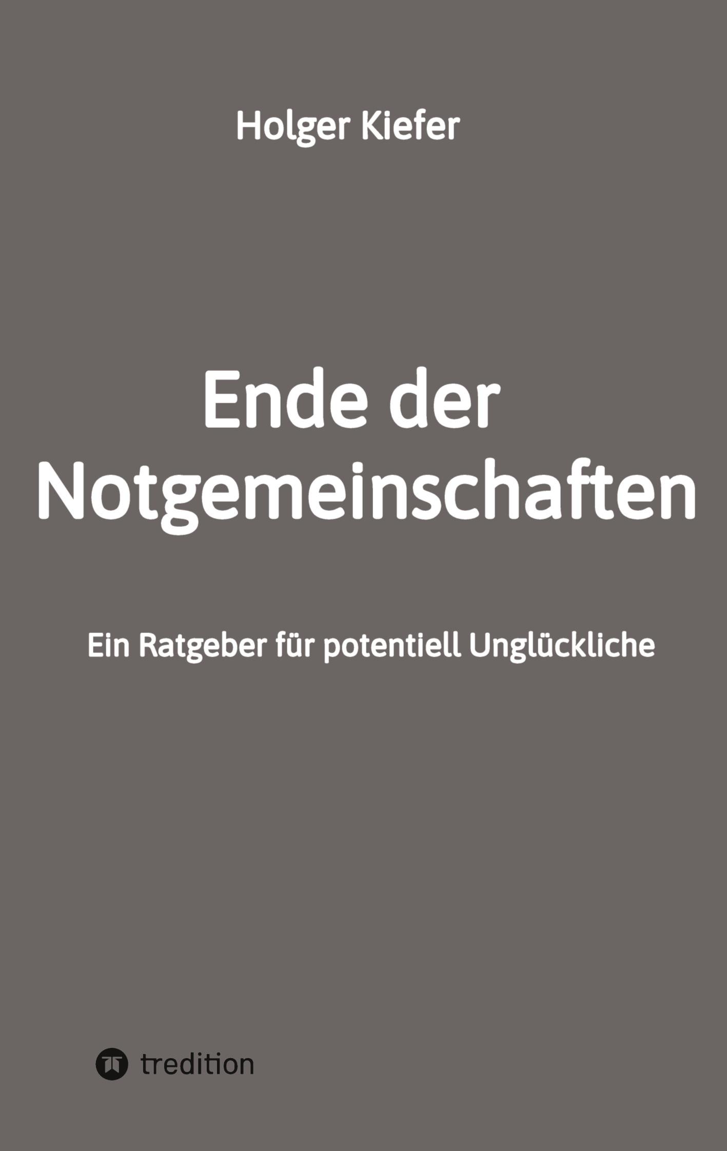 Vorderes Coverbild Ende der Notgemeinschaften