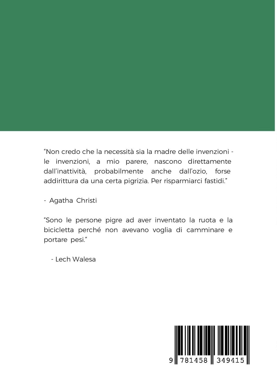 Rückseitencover Come Raggiungere i Propri Obiettivi Restando a Letto