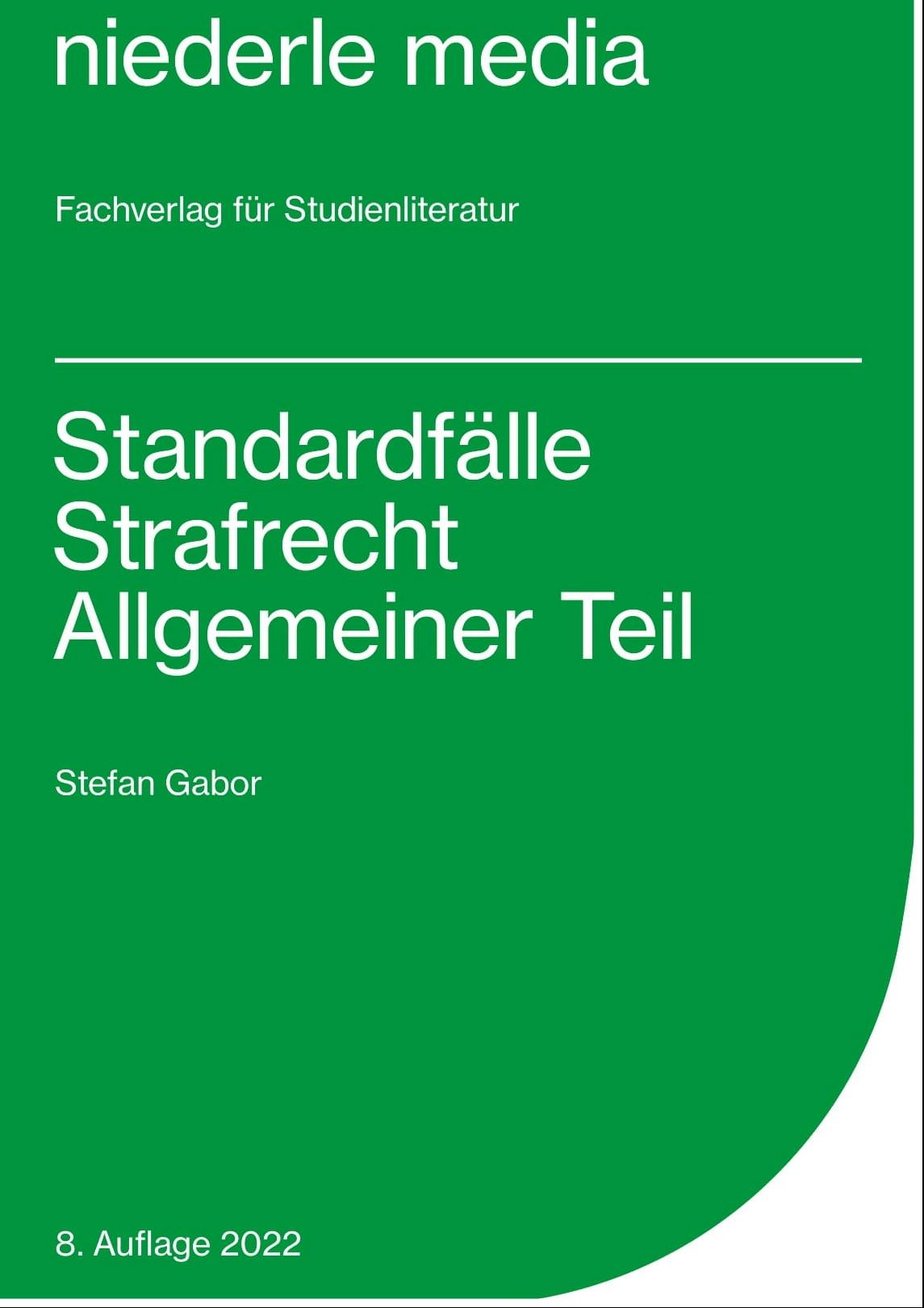 Vorderes Coverbild Standardfälle Strafrecht Allgemeiner Teil