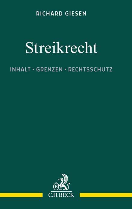 Vorderes Coverbild Streikrecht