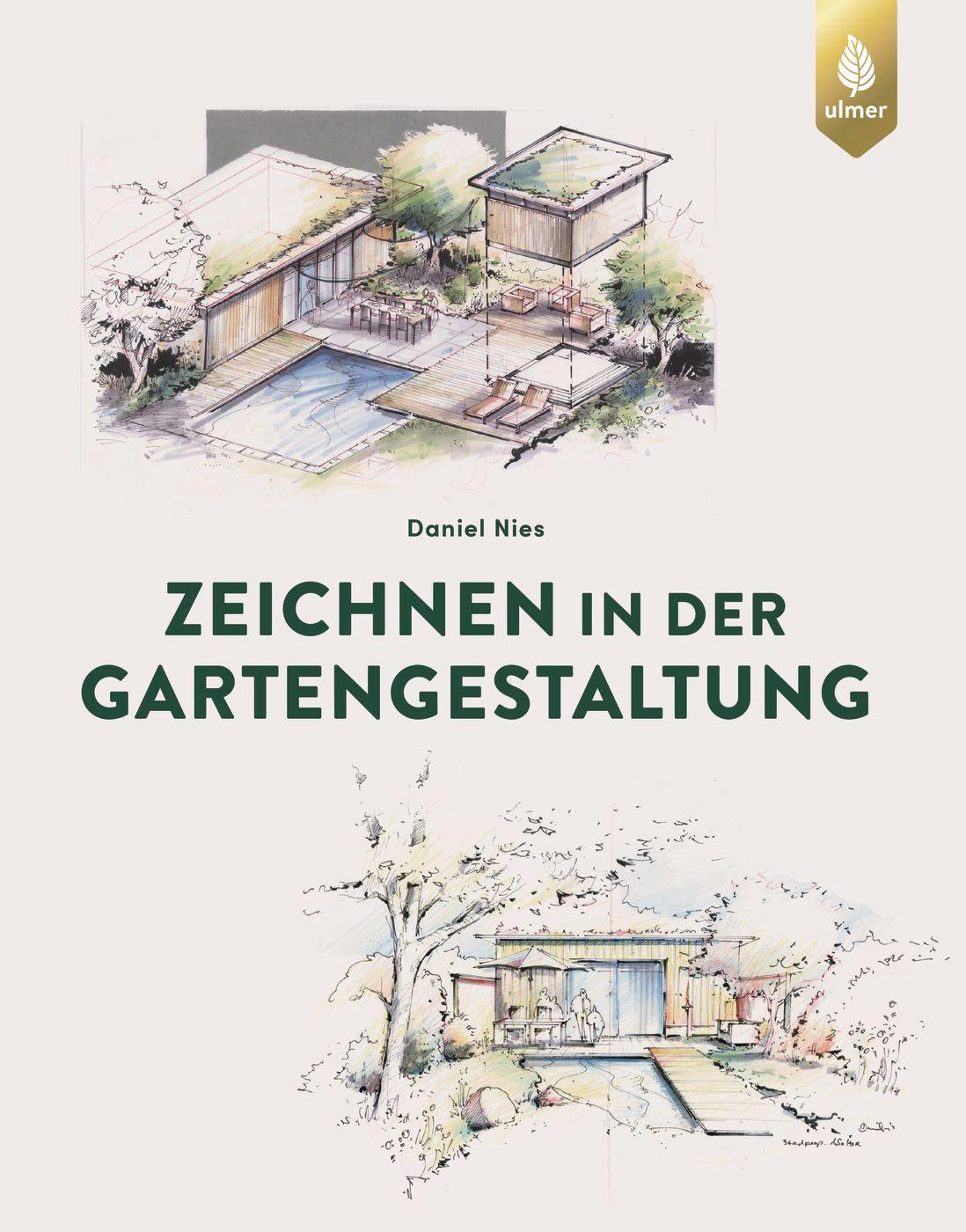Vorderes Coverbild Zeichnen in der Gartengestaltung