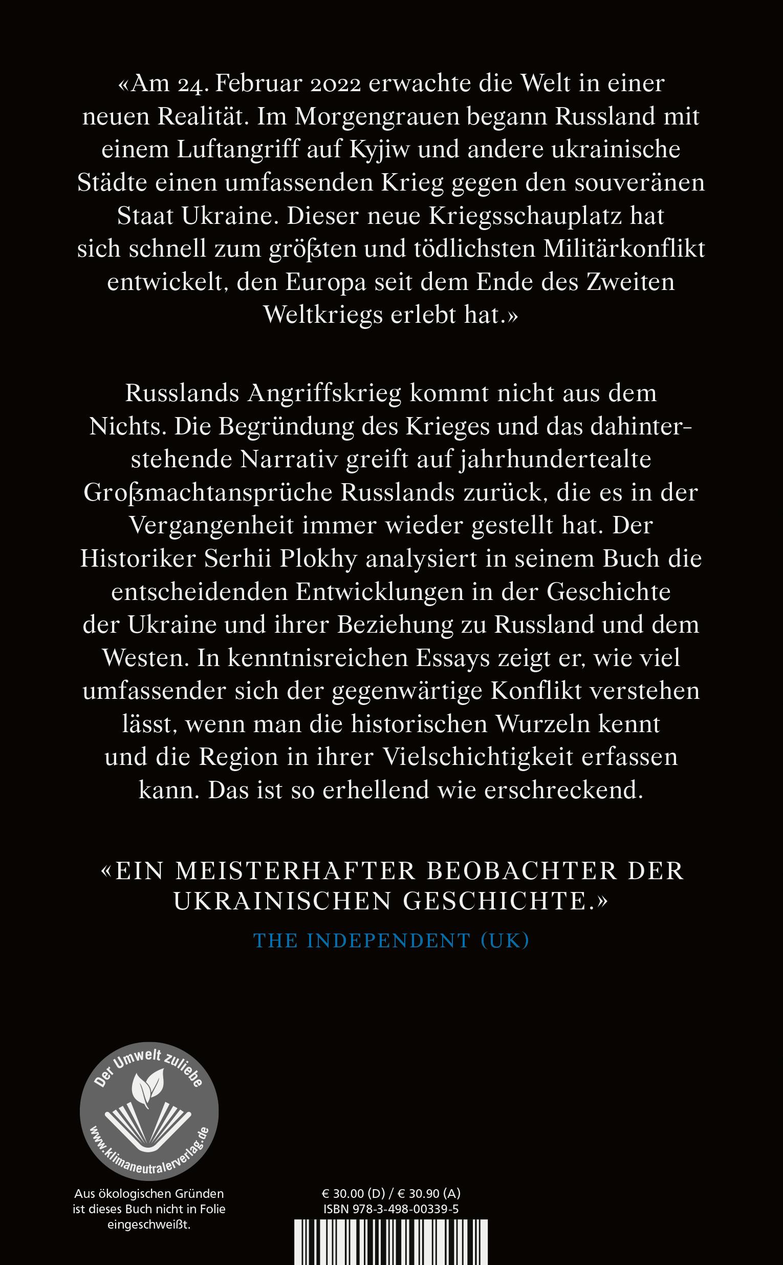 Rückseitencover Die Frontlinie