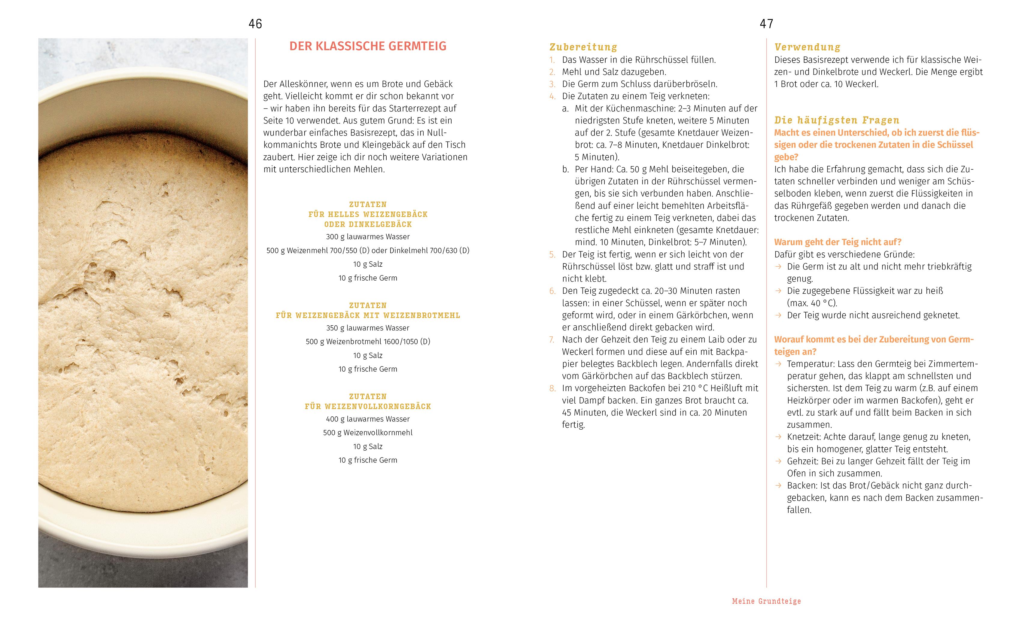 Beispielinhalt (Bild) Das große Brotbackbuch