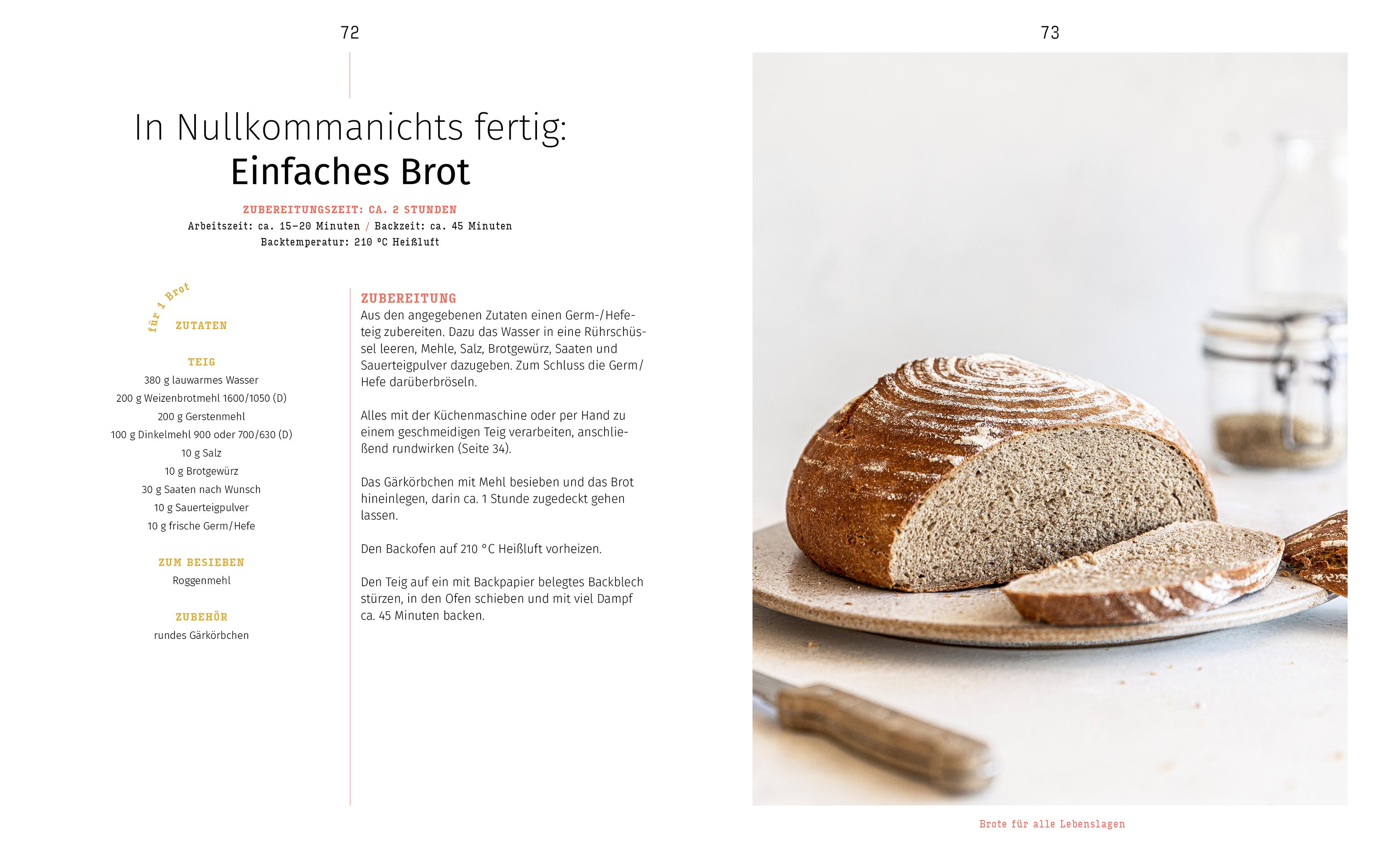 Beispielinhalt (Bild) Das große Brotbackbuch