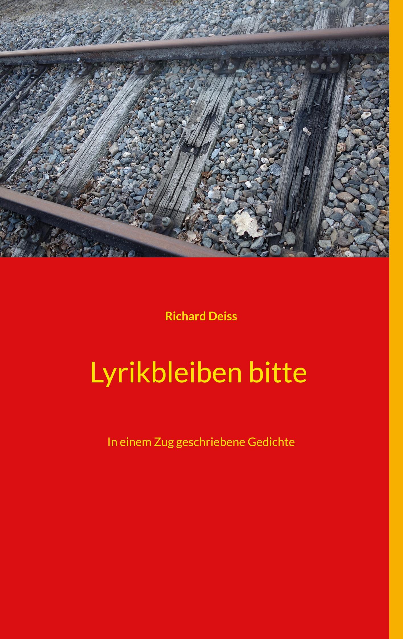 Vorderes Coverbild Lyrikbleiben bitte