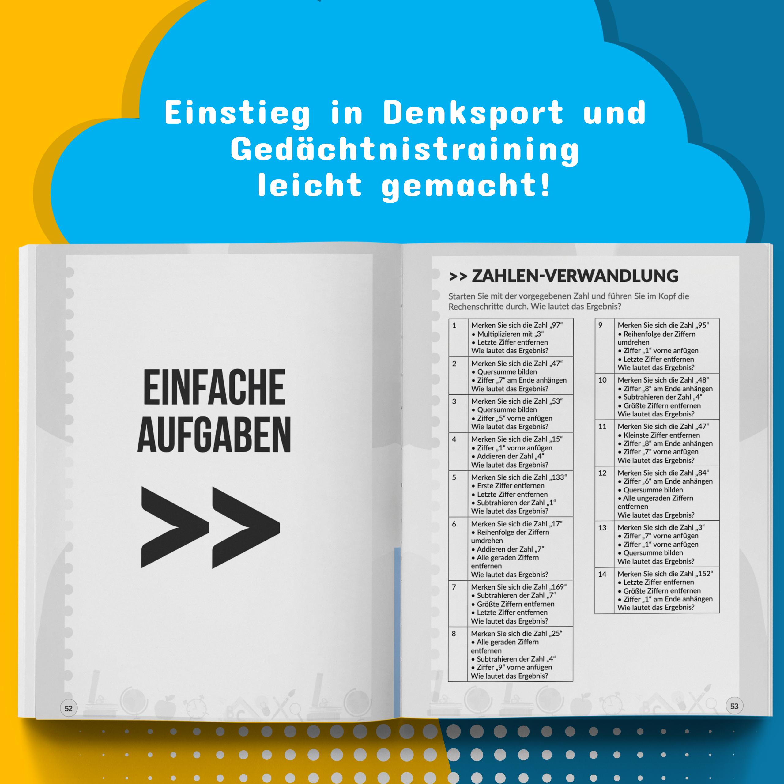 Beispielinhalt (Bild) Gedächtnistraining für Senioren