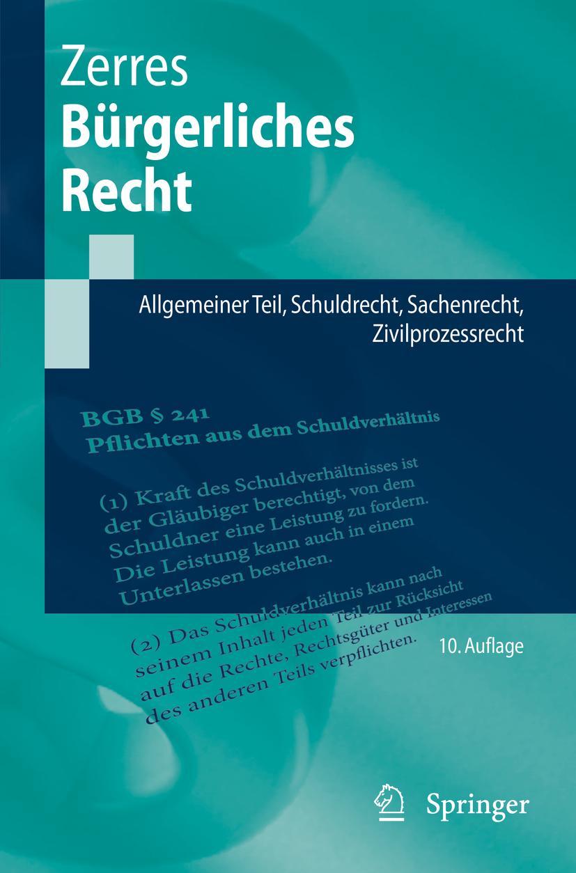 Vorderes Coverbild Bürgerliches Recht