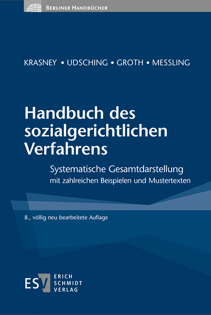 Vorderes Coverbild Handbuch des sozialgerichtlichen Verfahrens