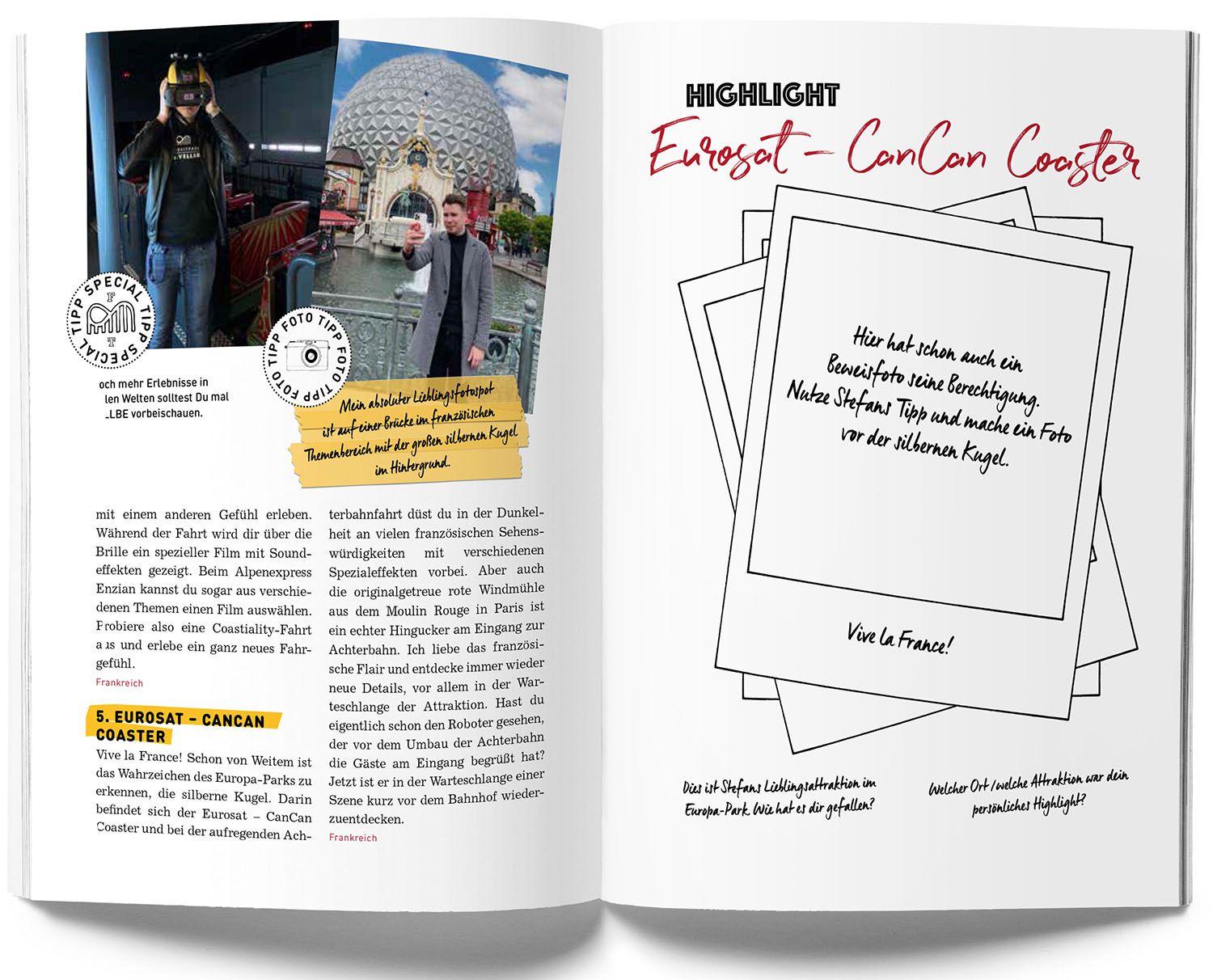 Beispielinhalt (Bild) GuideMe Reiseführer "Die 30 besten Freizeitparks Europas"