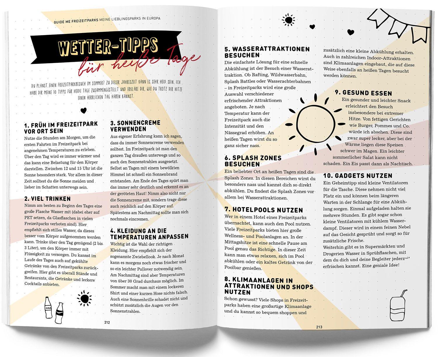 Beispielinhalt (Bild) GuideMe Reiseführer "Die 30 besten Freizeitparks Europas"