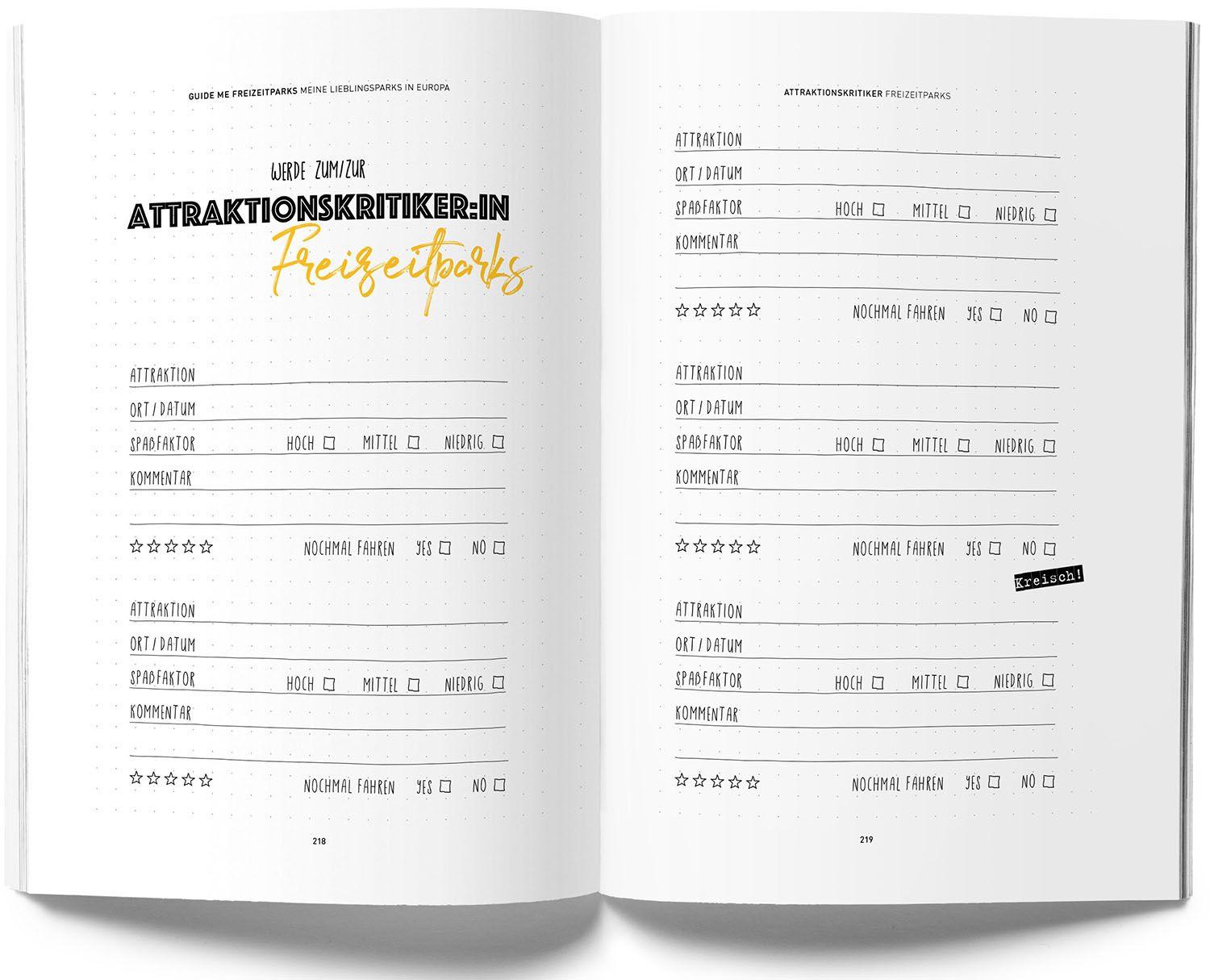 Beispielinhalt (Bild) GuideMe Reiseführer "Die 30 besten Freizeitparks Europas"