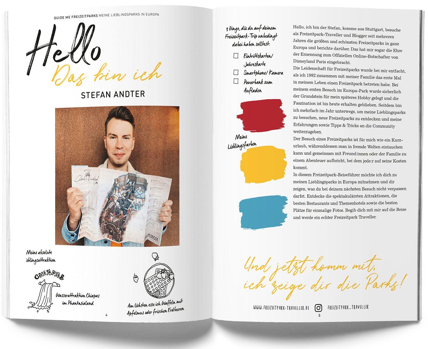 Beispielinhalt (Bild) GuideMe Reiseführer "Die 30 besten Freizeitparks Europas"