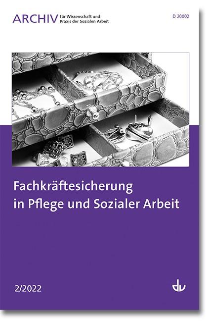 Vorderes Coverbild Fachkräftesicherung in Pflege und Sozialer Arbeit
