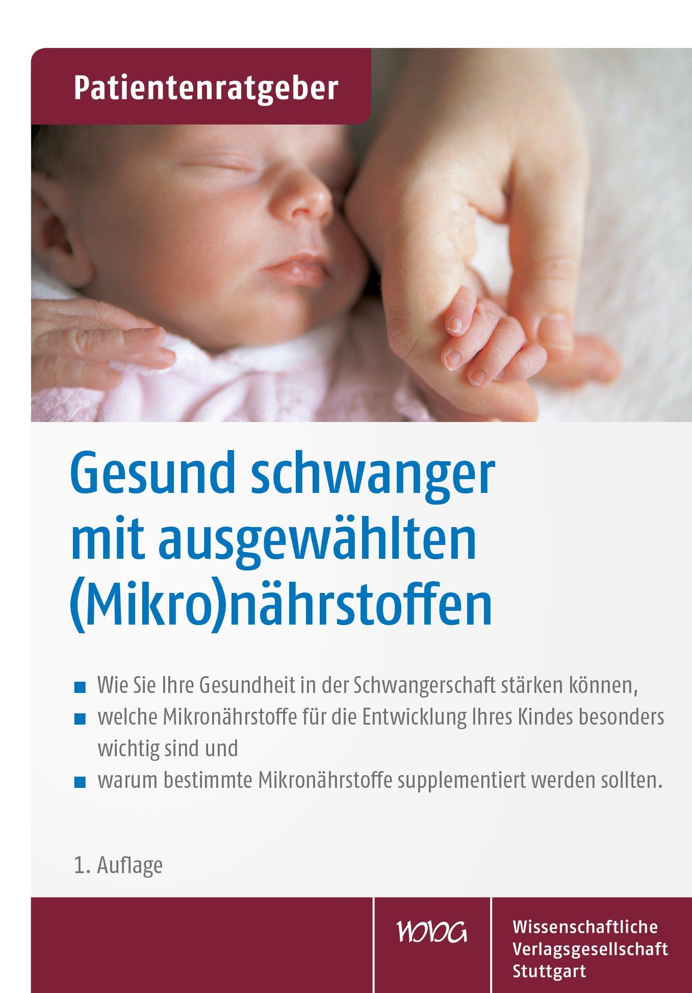Vorderes Coverbild Gesund schwanger mit ausgewählten (Mikro)nährstoffen