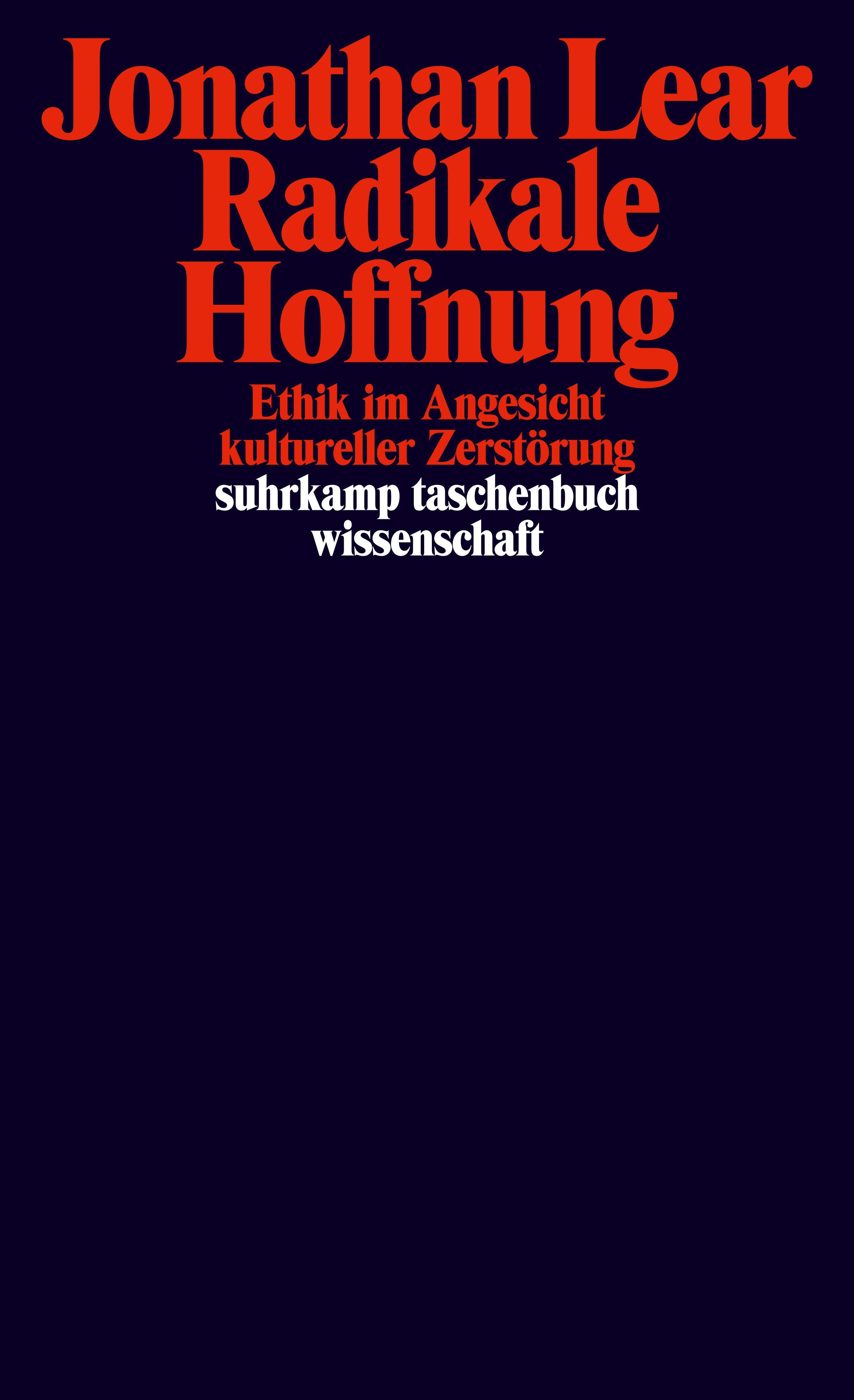 Vorderes Coverbild Radikale Hoffnung