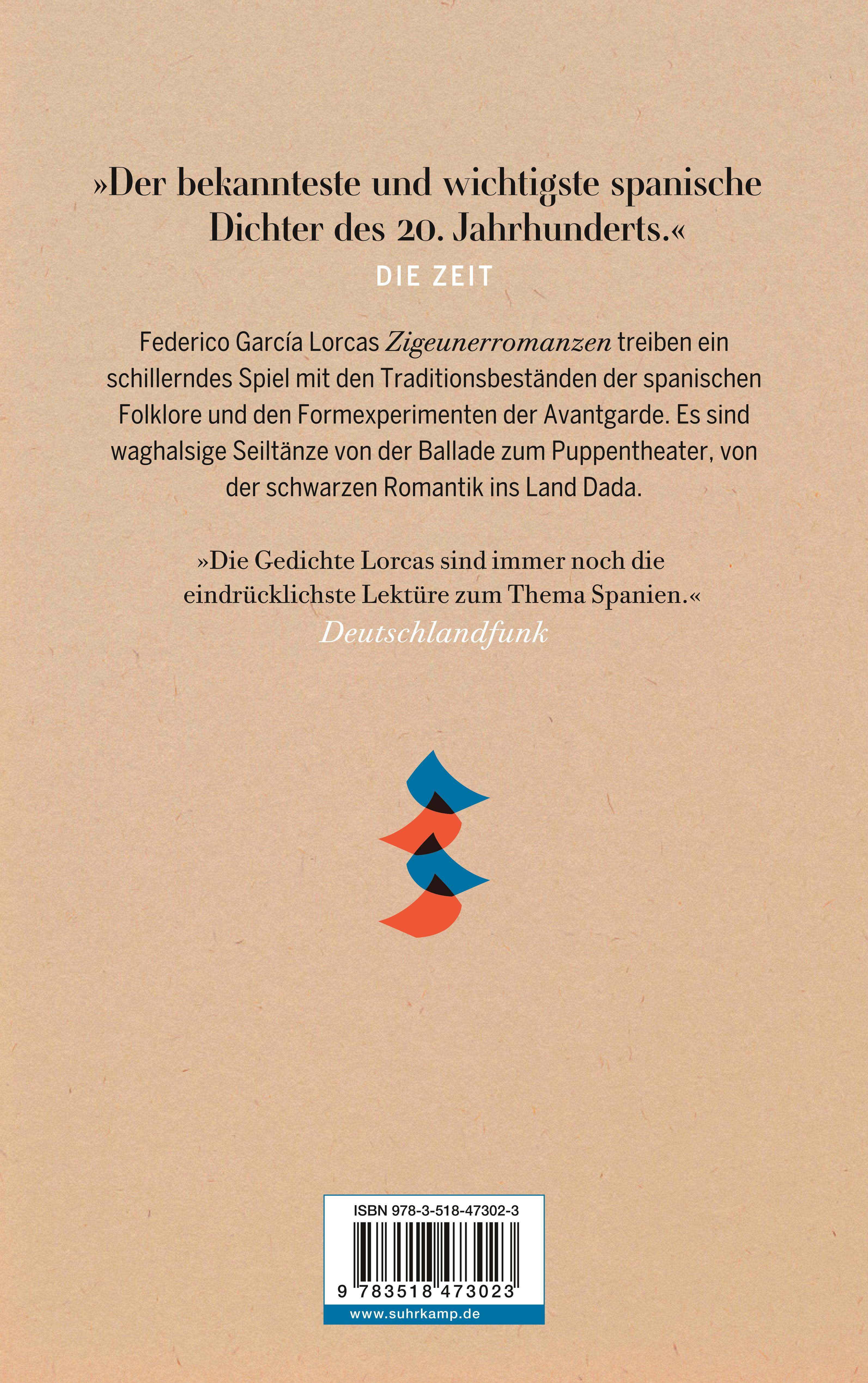 Rückseitencover Zigeunerromanzen / Primer romancero gitano