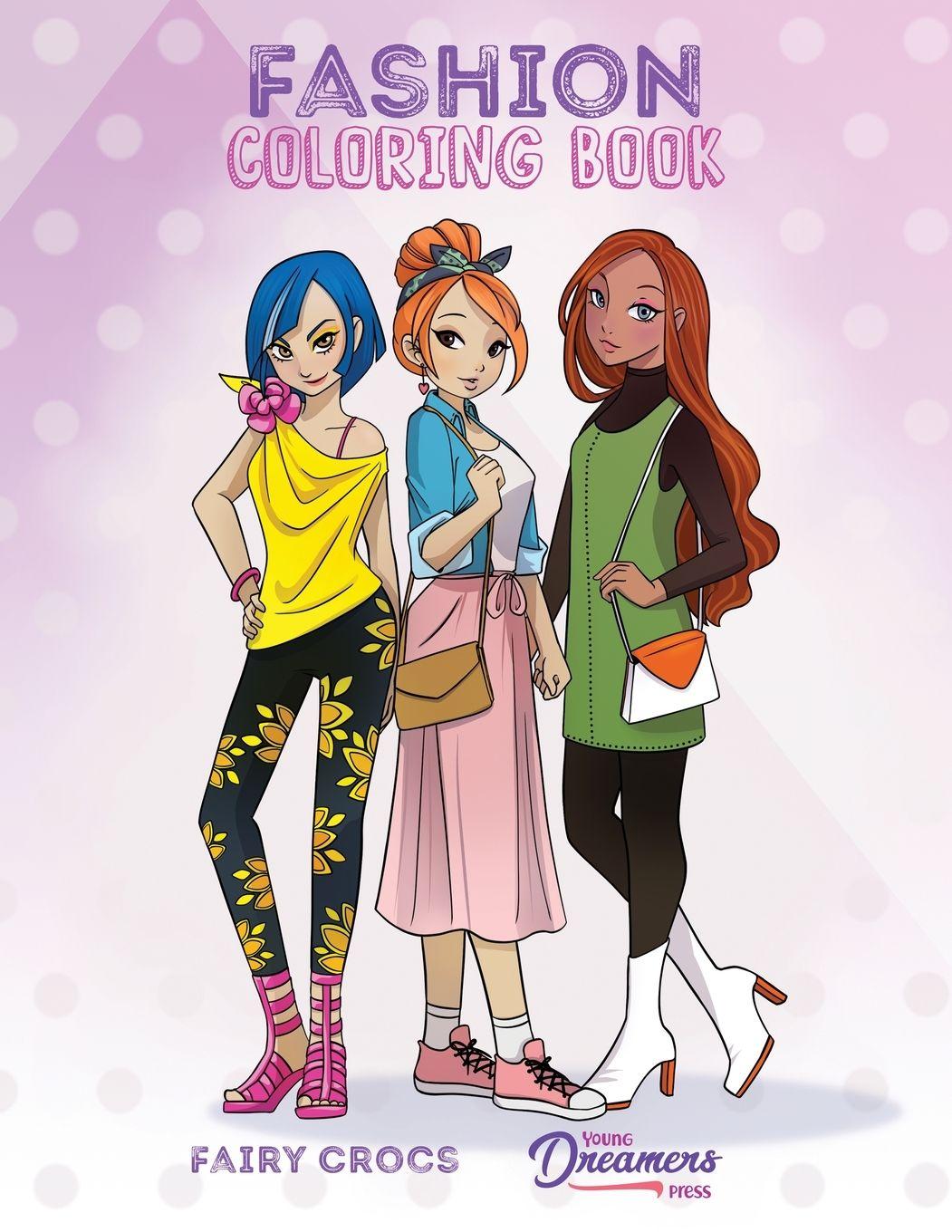Vorderes Coverbild Fashion Coloring Book