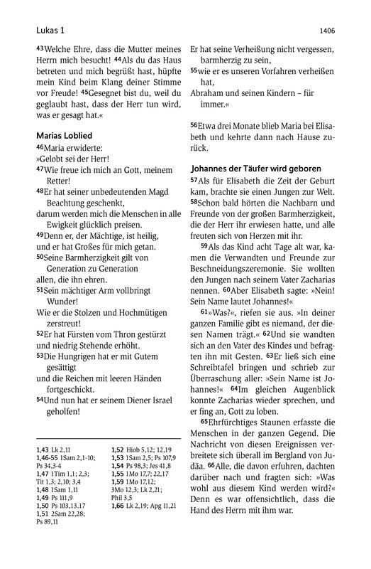 Beispielinhalt (Bild) Neues Leben. Die Bibel - Sonderausgabe