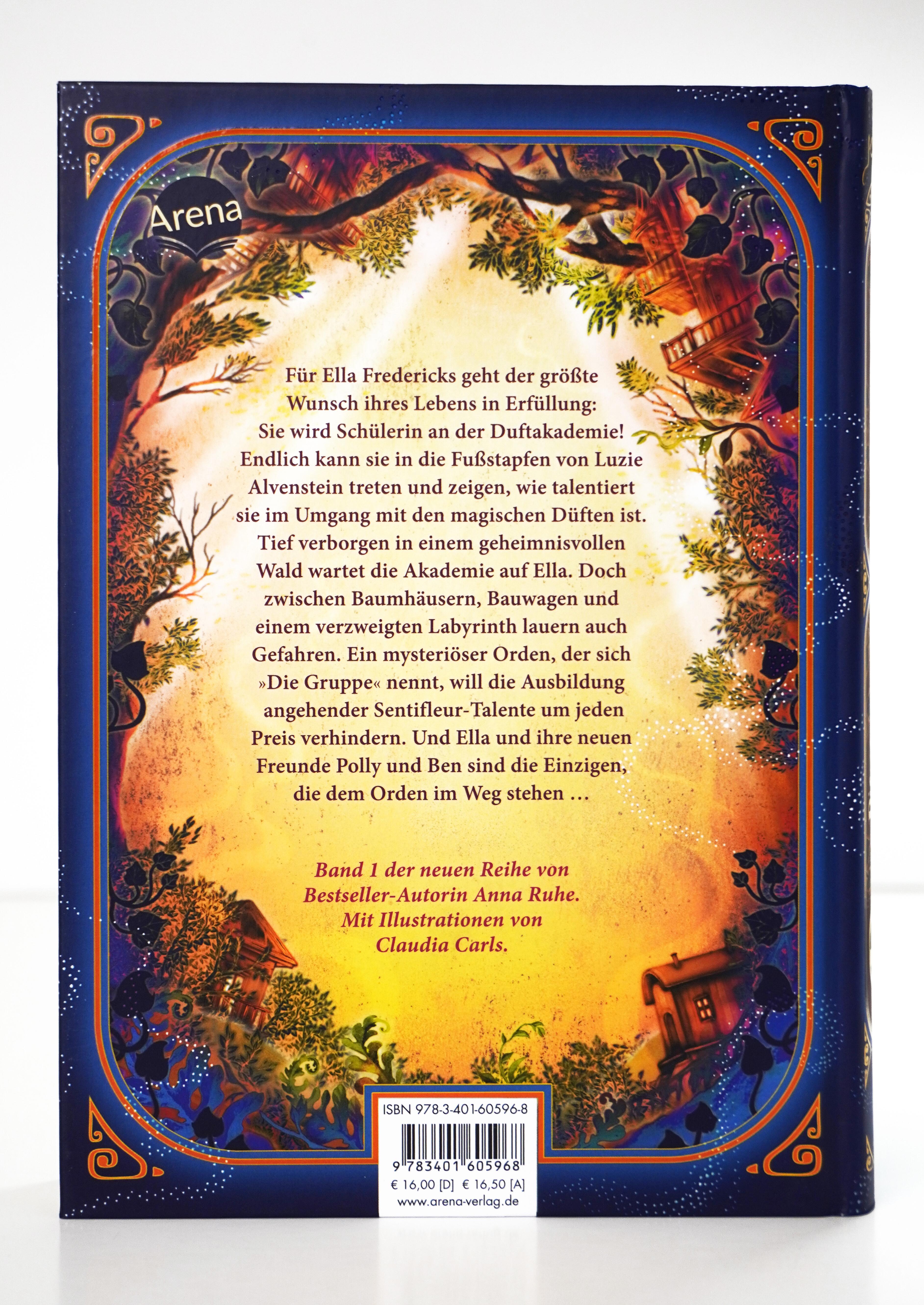 Rückseitencover Die Duftakademie (1). Die Entdeckung der Talente