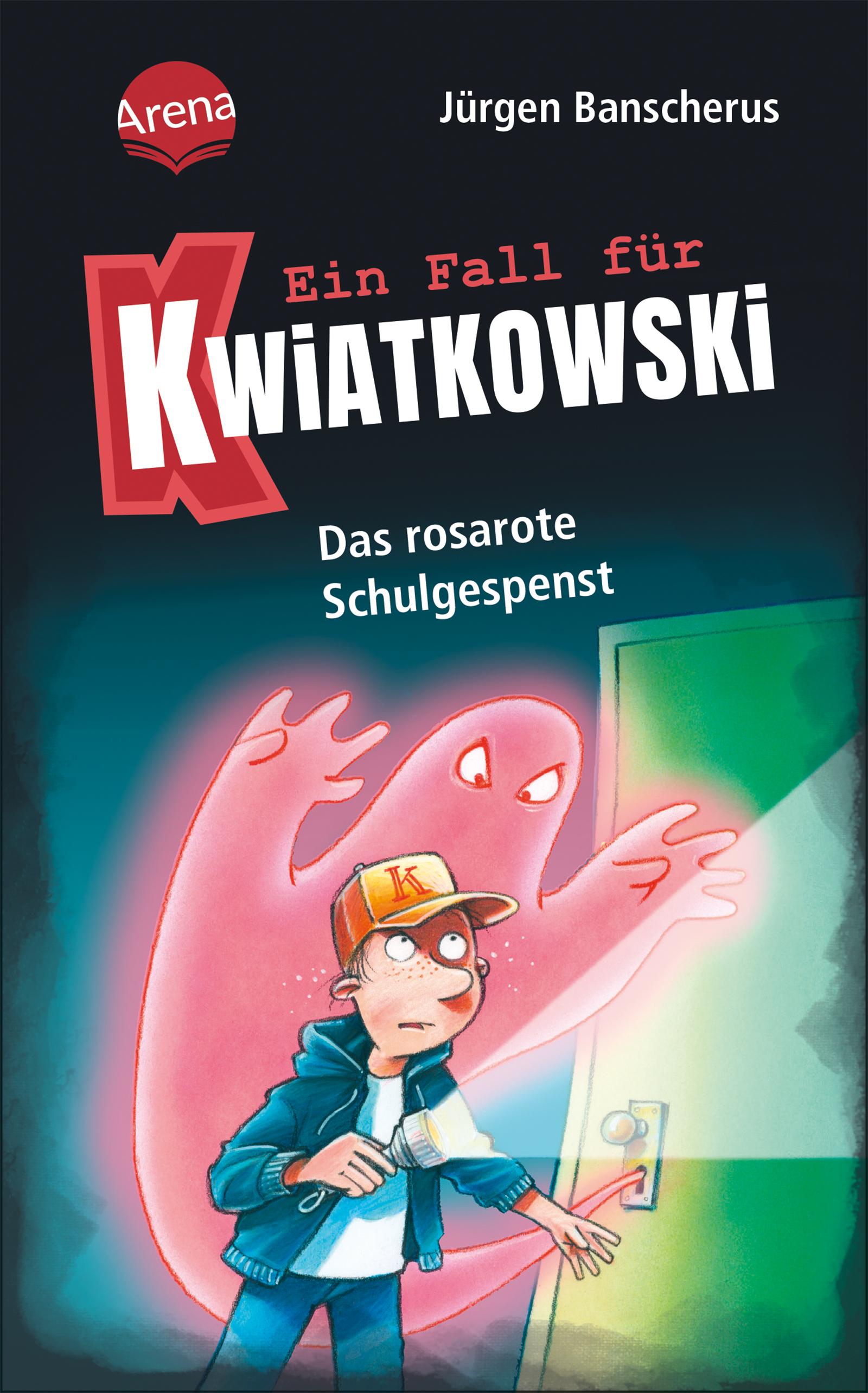 Vorderes Coverbild Ein Fall für Kwiatkowski (15). Das rosarote Schulgespenst
