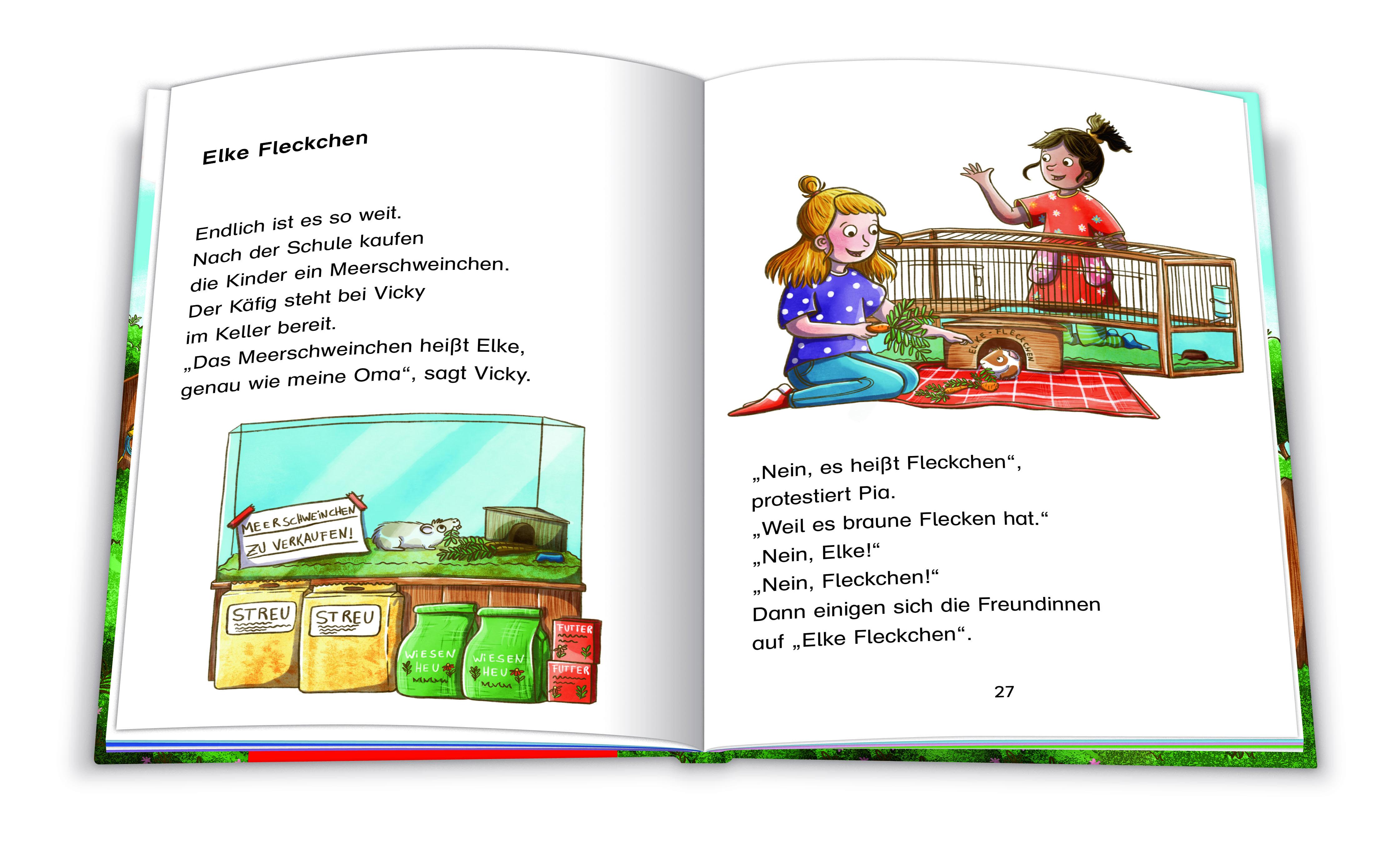 Beispielinhalt (Bild) Beste Freundinnen und ein Geheimnis auf vier Pfoten