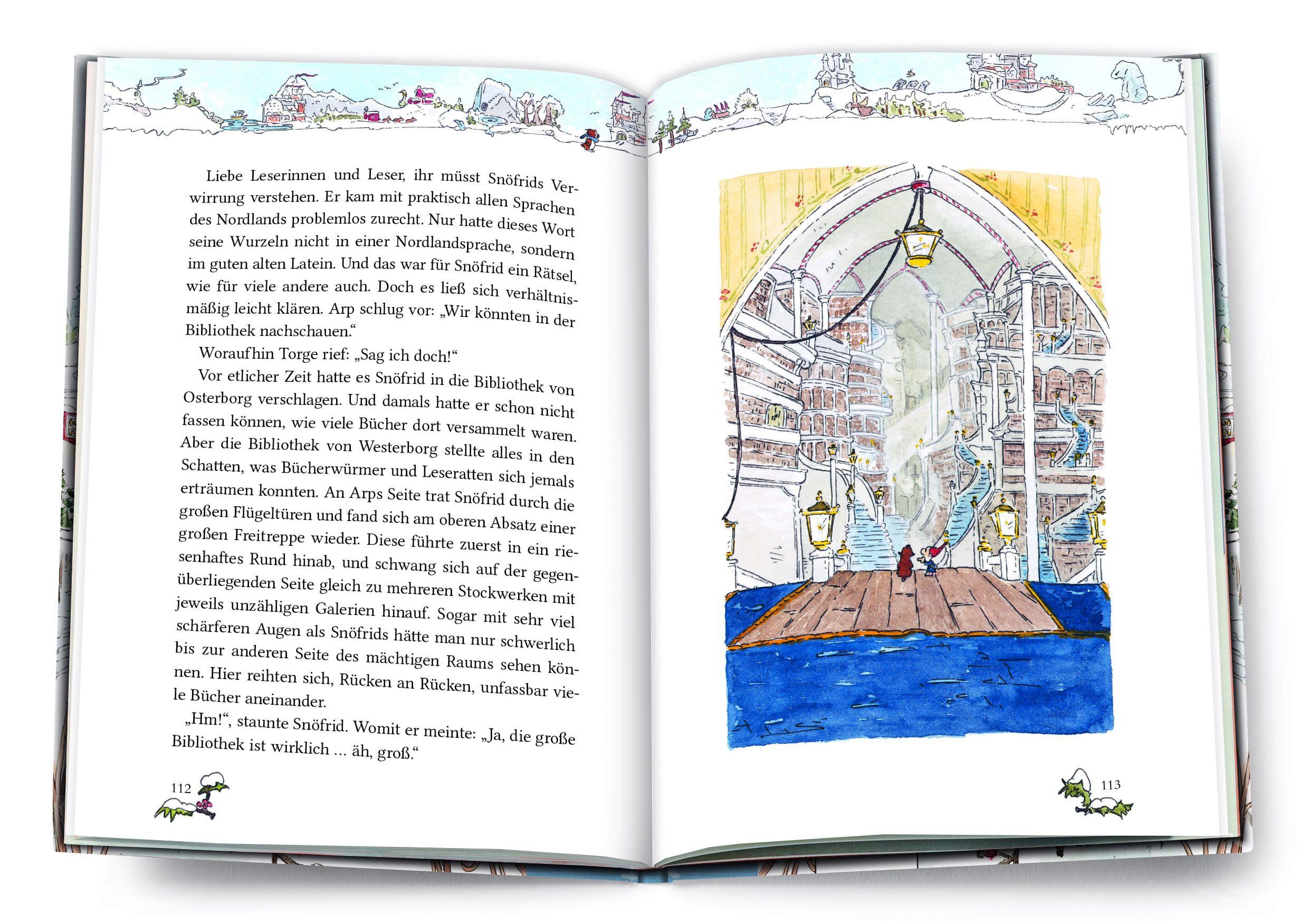 Beispielinhalt (Bild) Snöfrid aus dem Wiesental (5). Durch Schnee und Eis zum Wunderpfeifchen