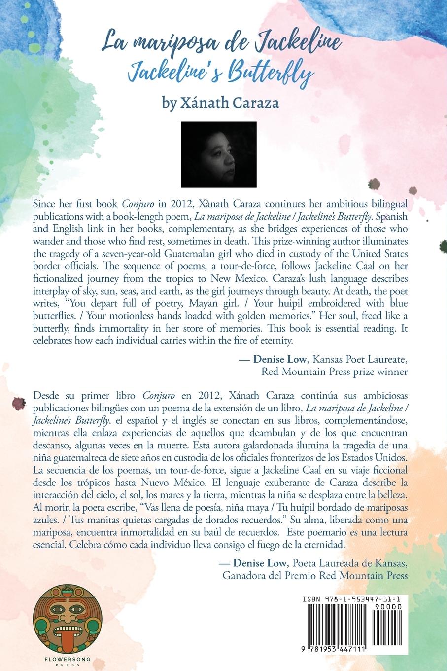 Rückseitencover La mariposa de Jackeline / Jackeline's Butterfly