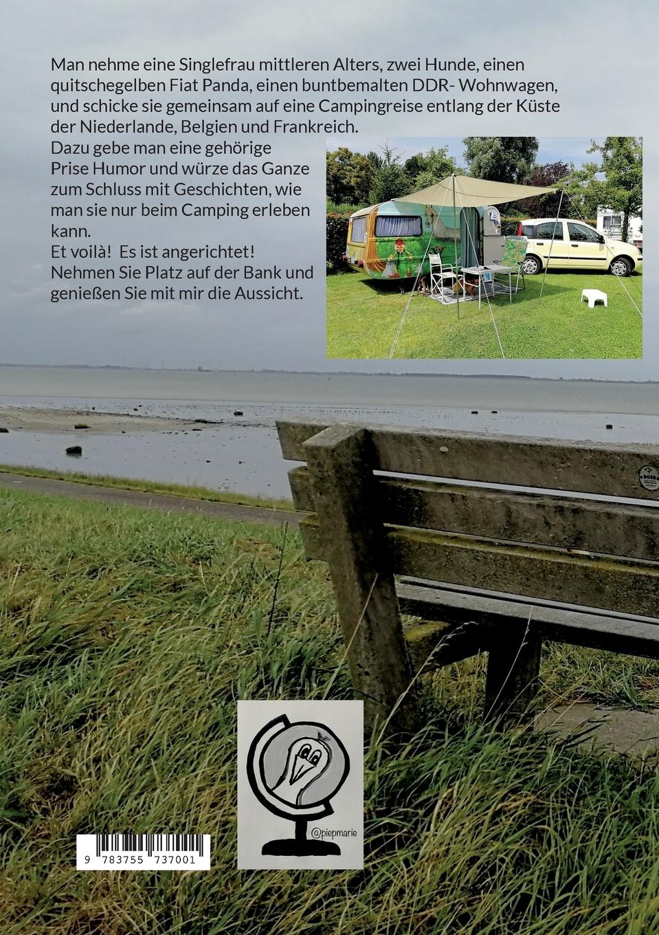 Rückseitencover Bank mit Aussicht