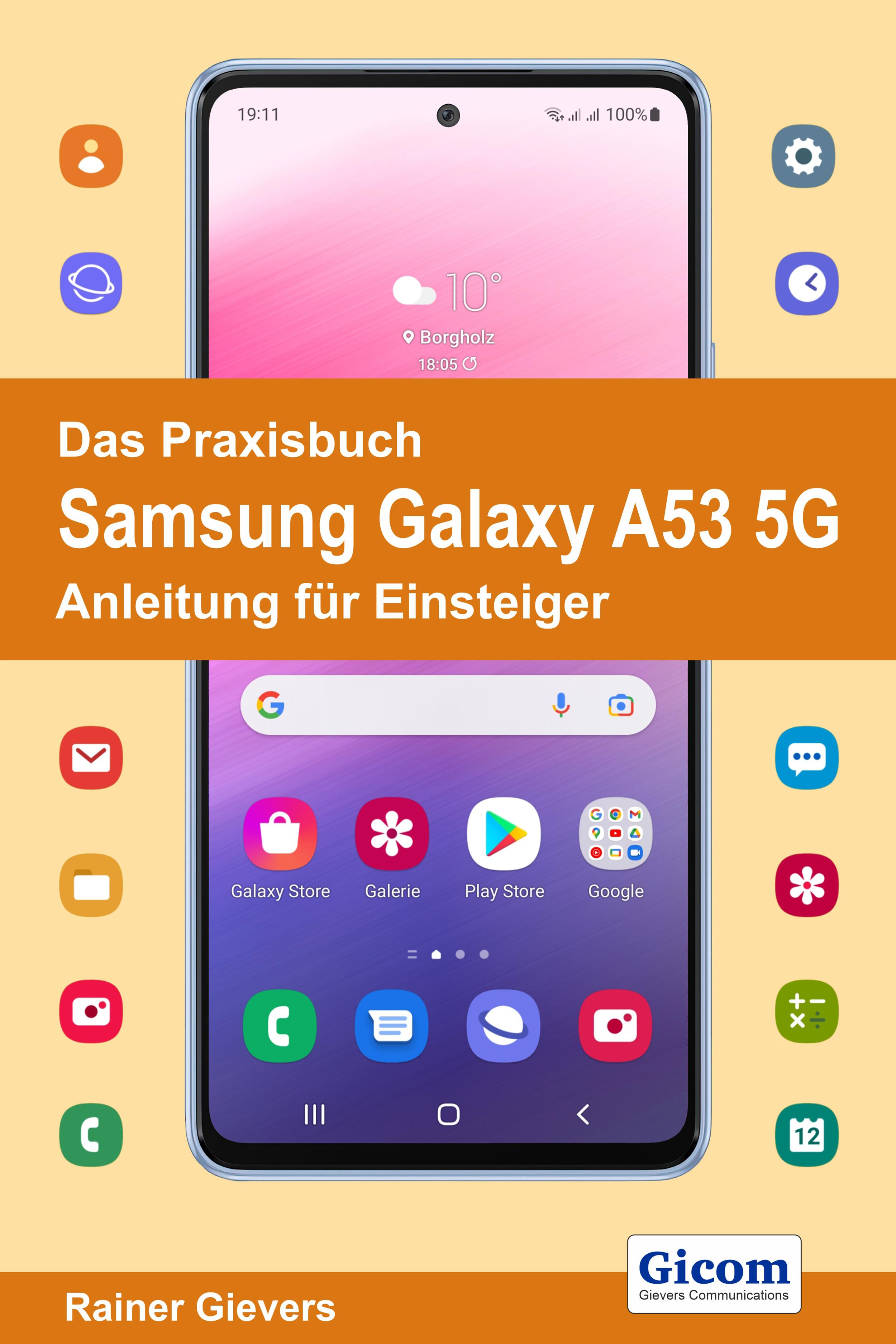 Vorderes Coverbild Das Praxisbuch Samsung Galaxy A53 5G - Anleitung für Einsteiger