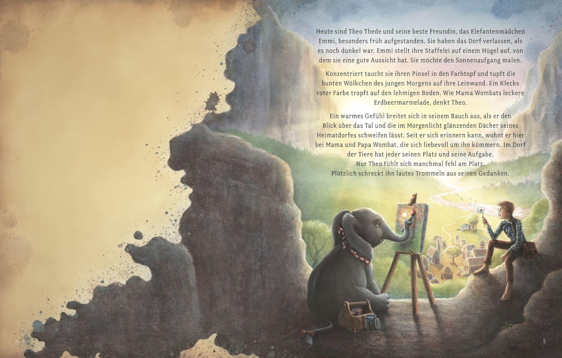 Beispielinhalt (Bild) Theo Thede - Eine Geschichte über die einzigartigen Träume und Talente in jedem von uns