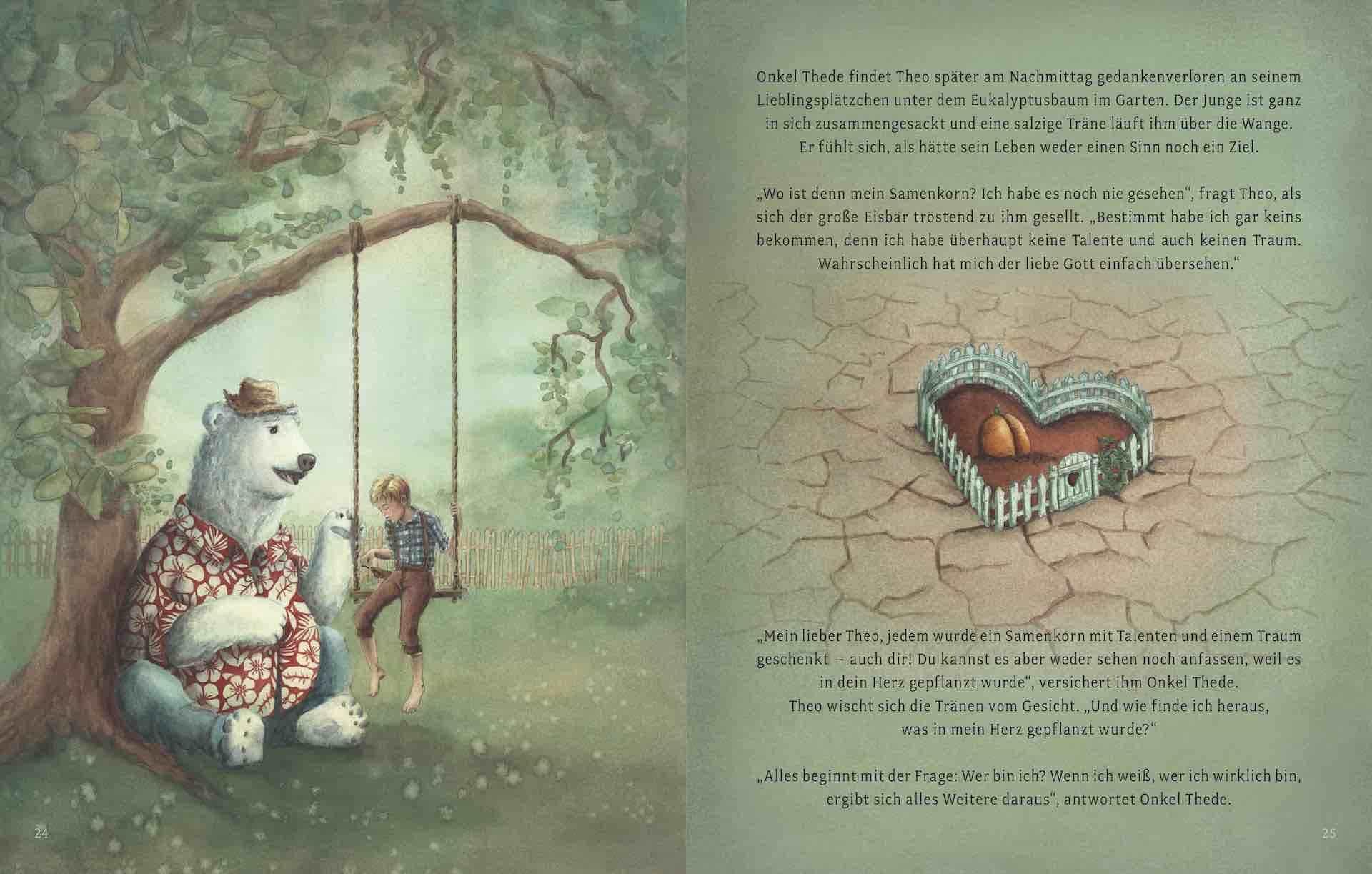 Beispielinhalt (Bild) Theo Thede - Eine Geschichte über die einzigartigen Träume und Talente in jedem von uns