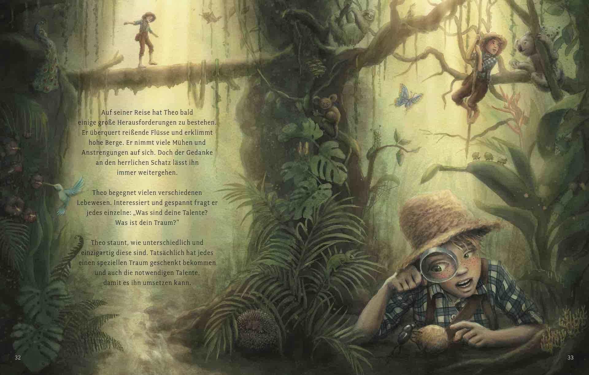 Beispielinhalt (Bild) Theo Thede - Eine Geschichte über die einzigartigen Träume und Talente in jedem von uns