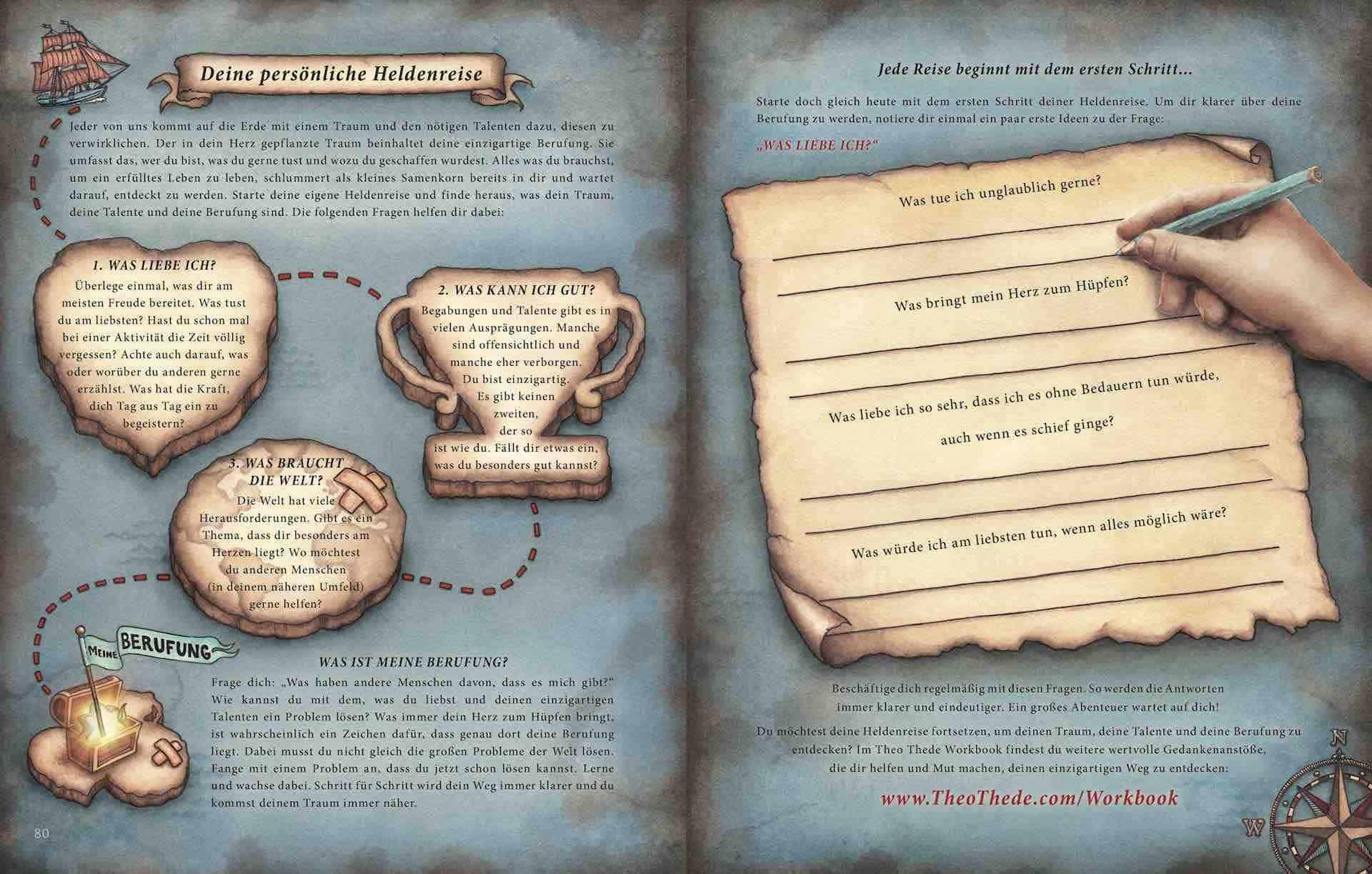 Beispielinhalt (Bild) Theo Thede - Eine Geschichte über die einzigartigen Träume und Talente in jedem von uns