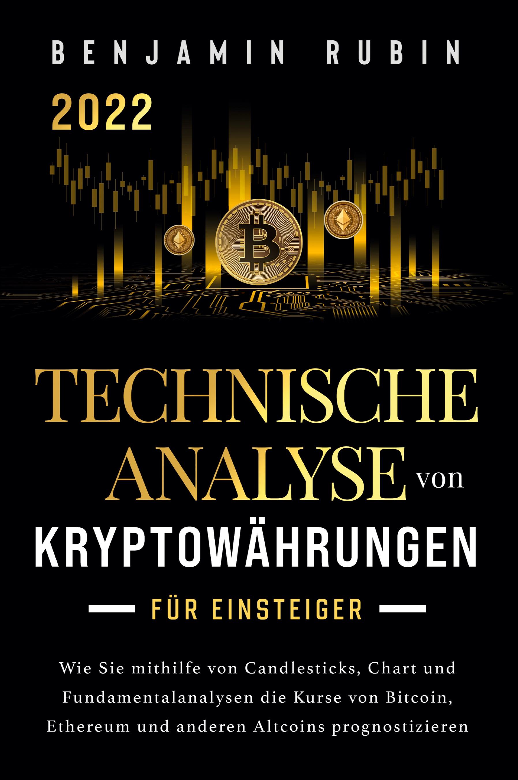 Vorderes Coverbild Technische Analyse von Kryptowährungen für Einsteiger