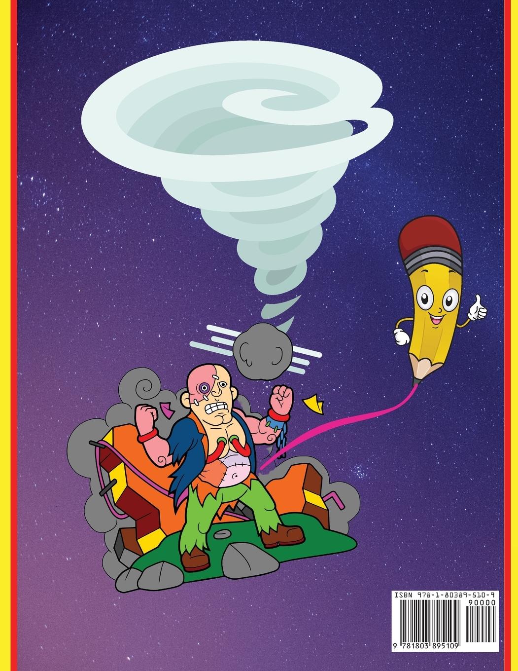 Rückseitencover Zombie Coloring Book Ages 4-8