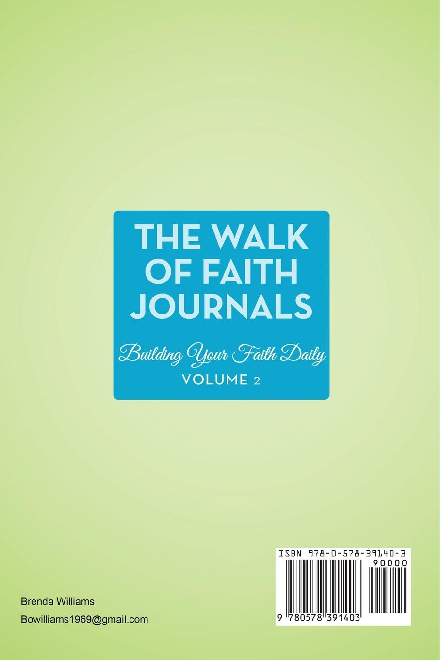 Rückseitencover The Walk of Faith Journals