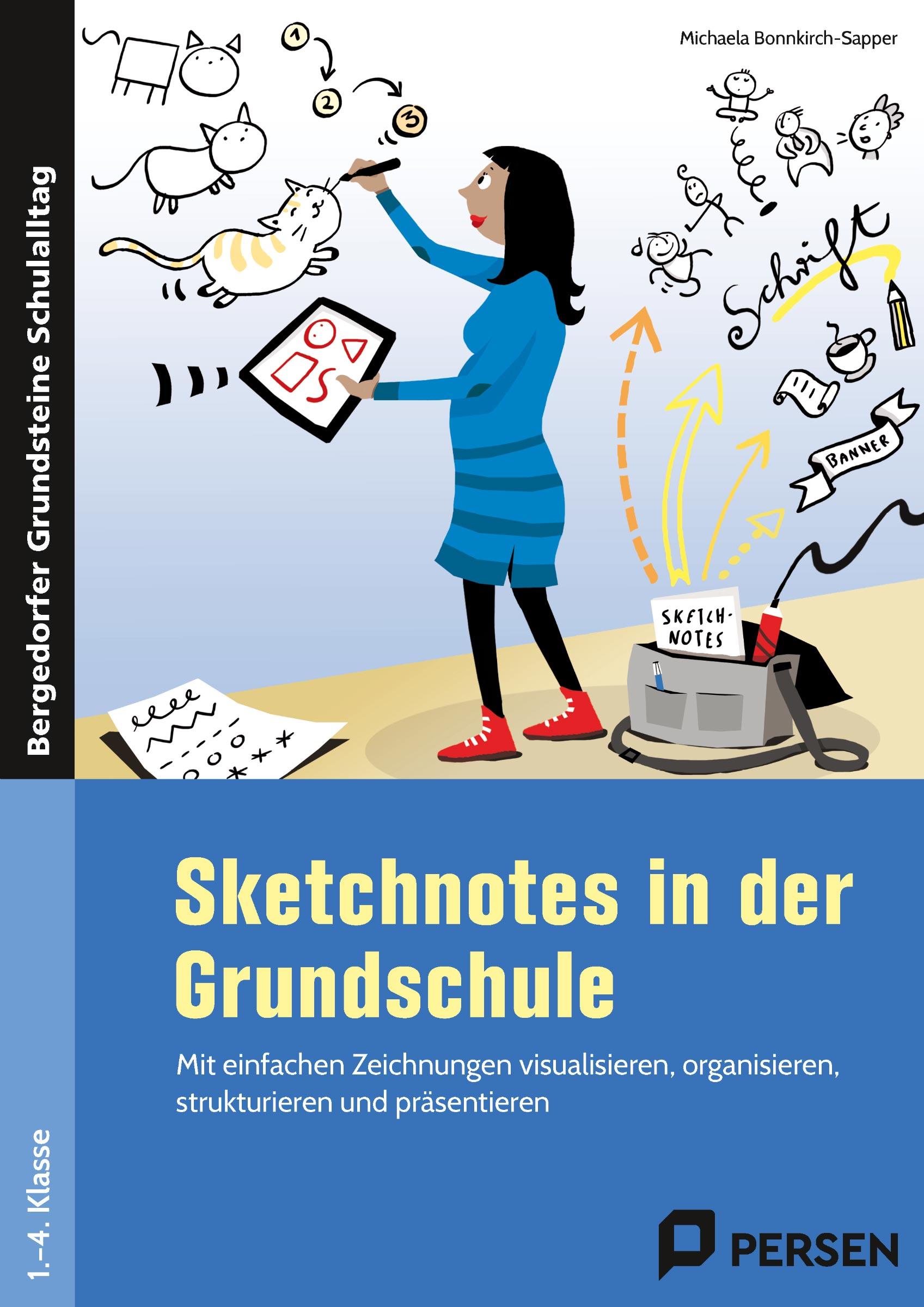Vorderes Coverbild Sketchnotes in der Grundschule