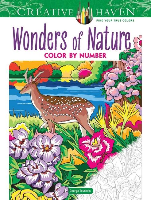 Vorderes Coverbild Creative Haven Wonders of Nature Color by Number