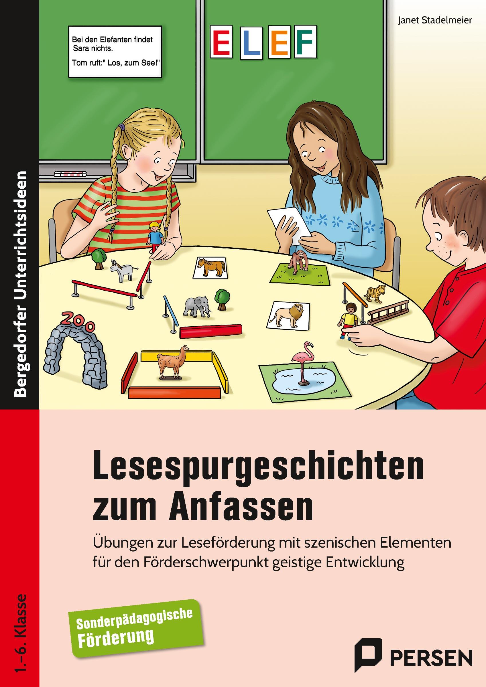 Vorderes Coverbild Lesespurgeschichten zum Anfassen