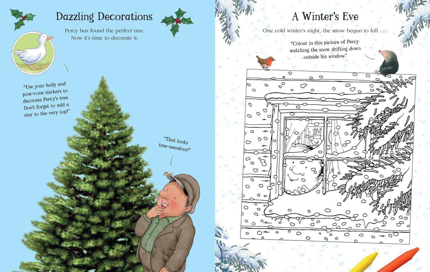 Beispielinhalt (Bild) One Snowy Night Activity Book