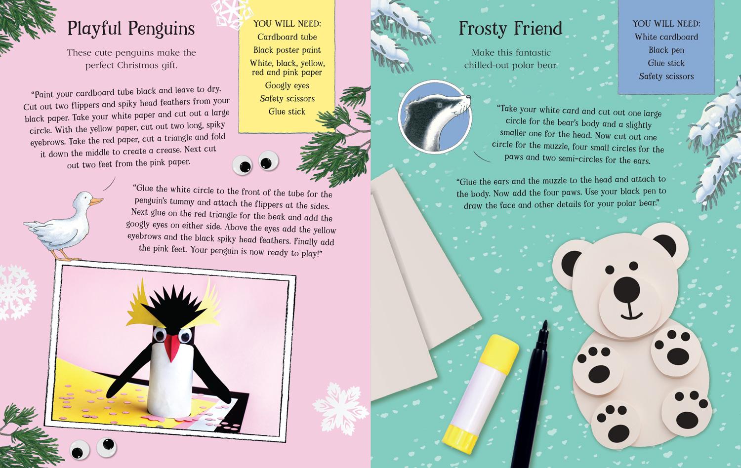 Beispielinhalt (Bild) One Snowy Night Activity Book