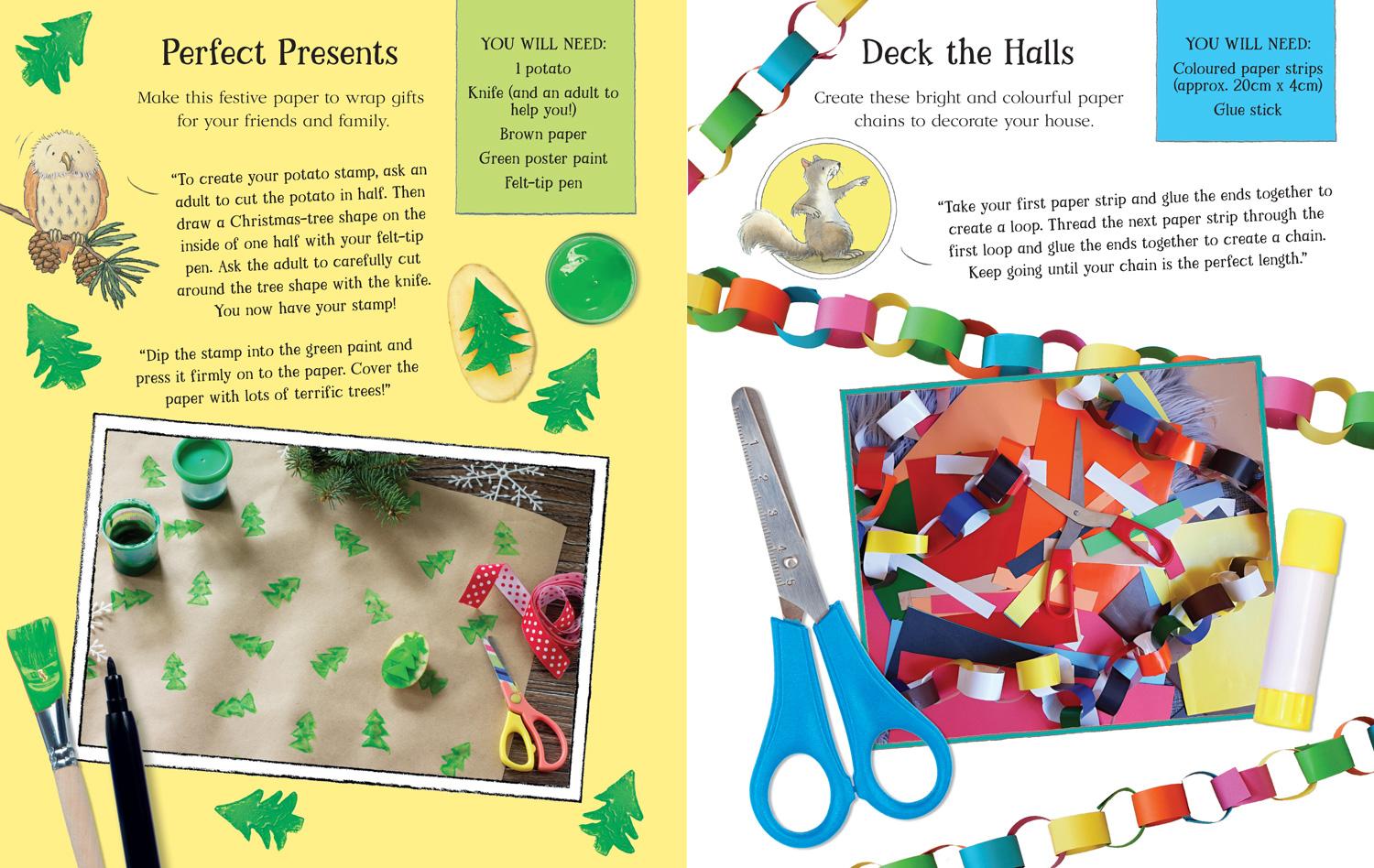 Beispielinhalt (Bild) One Snowy Night Activity Book