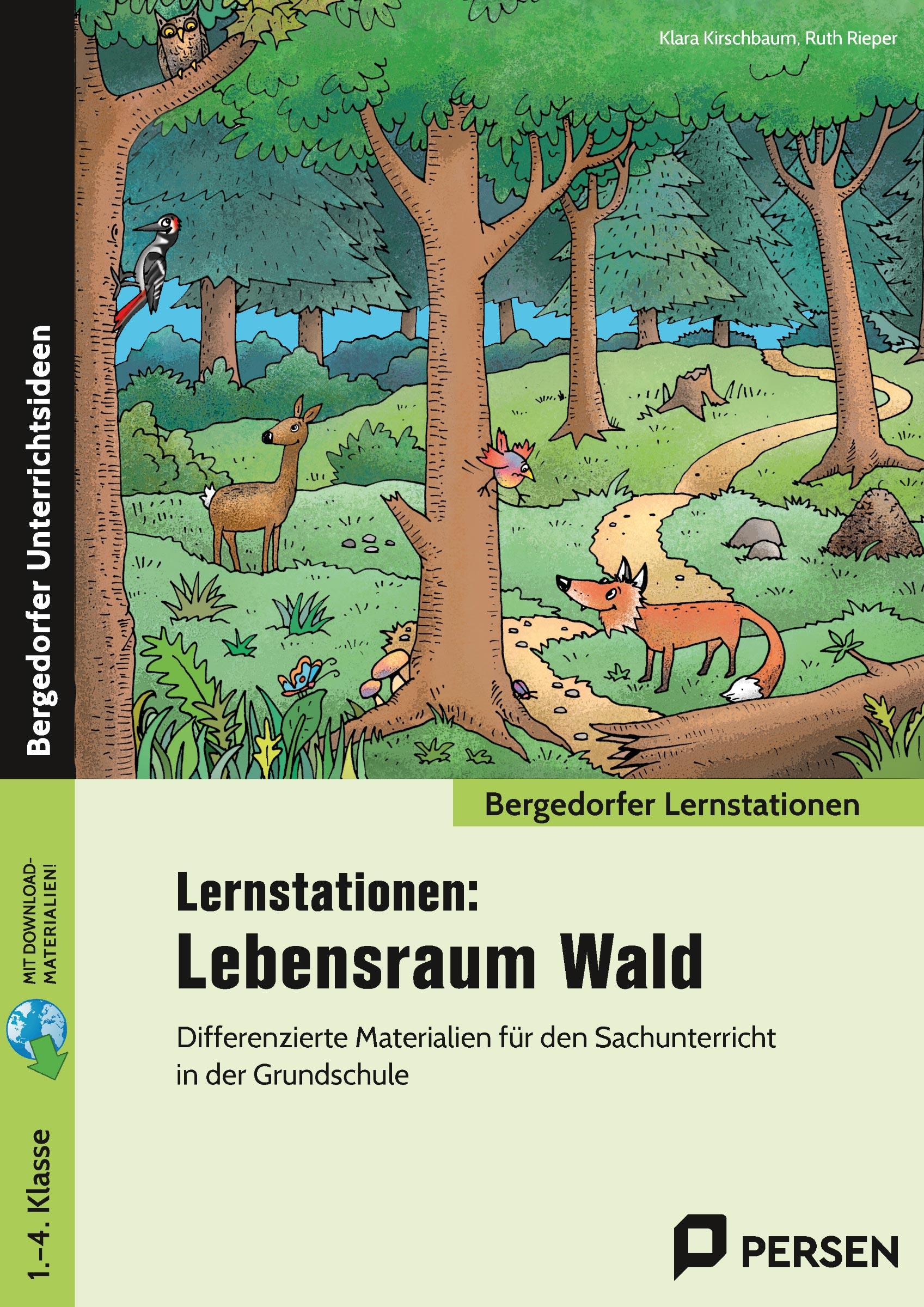 Vorderes Coverbild Lernstationen: Lebensraum Wald