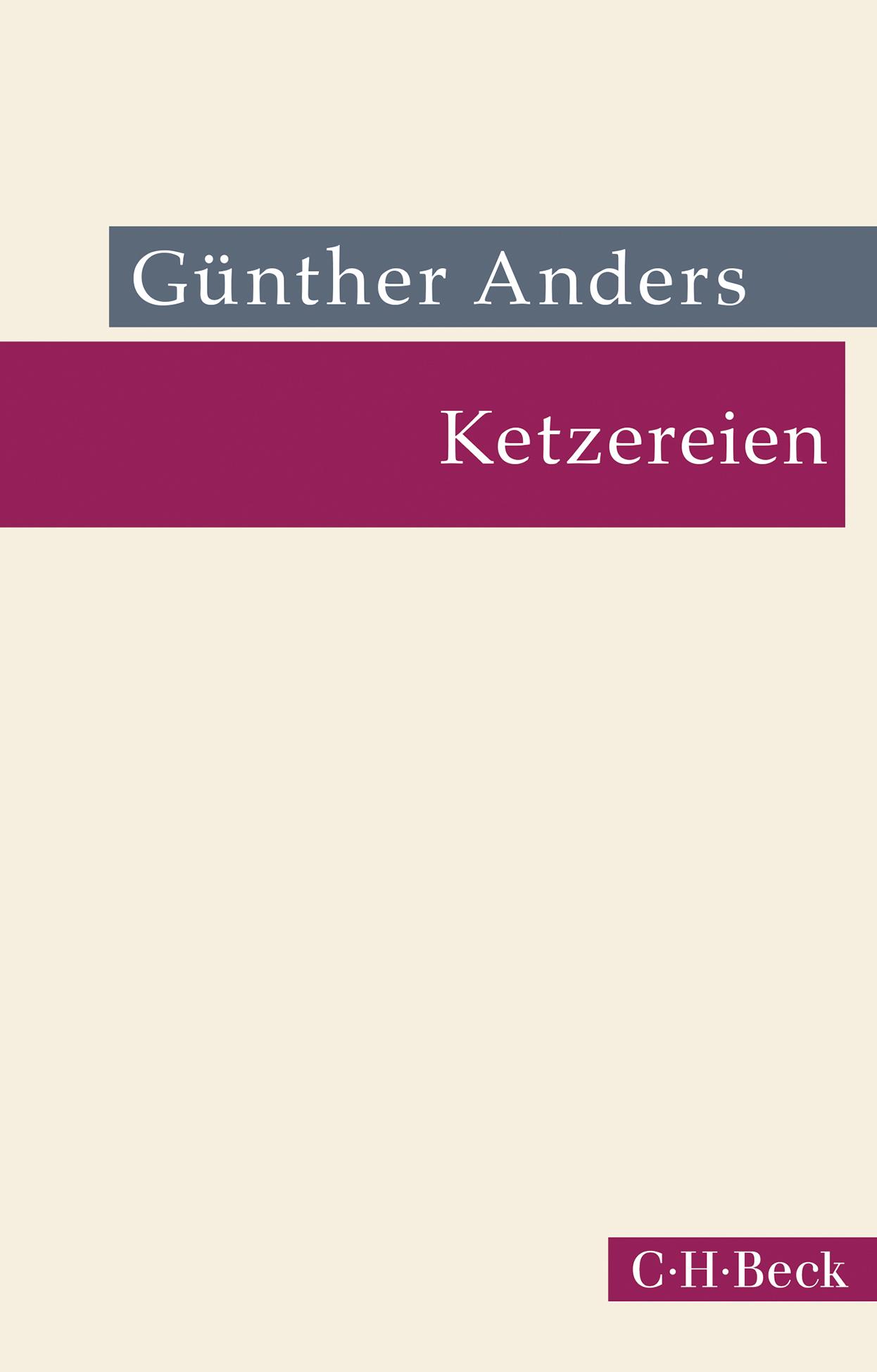 Vorderes Coverbild Ketzereien