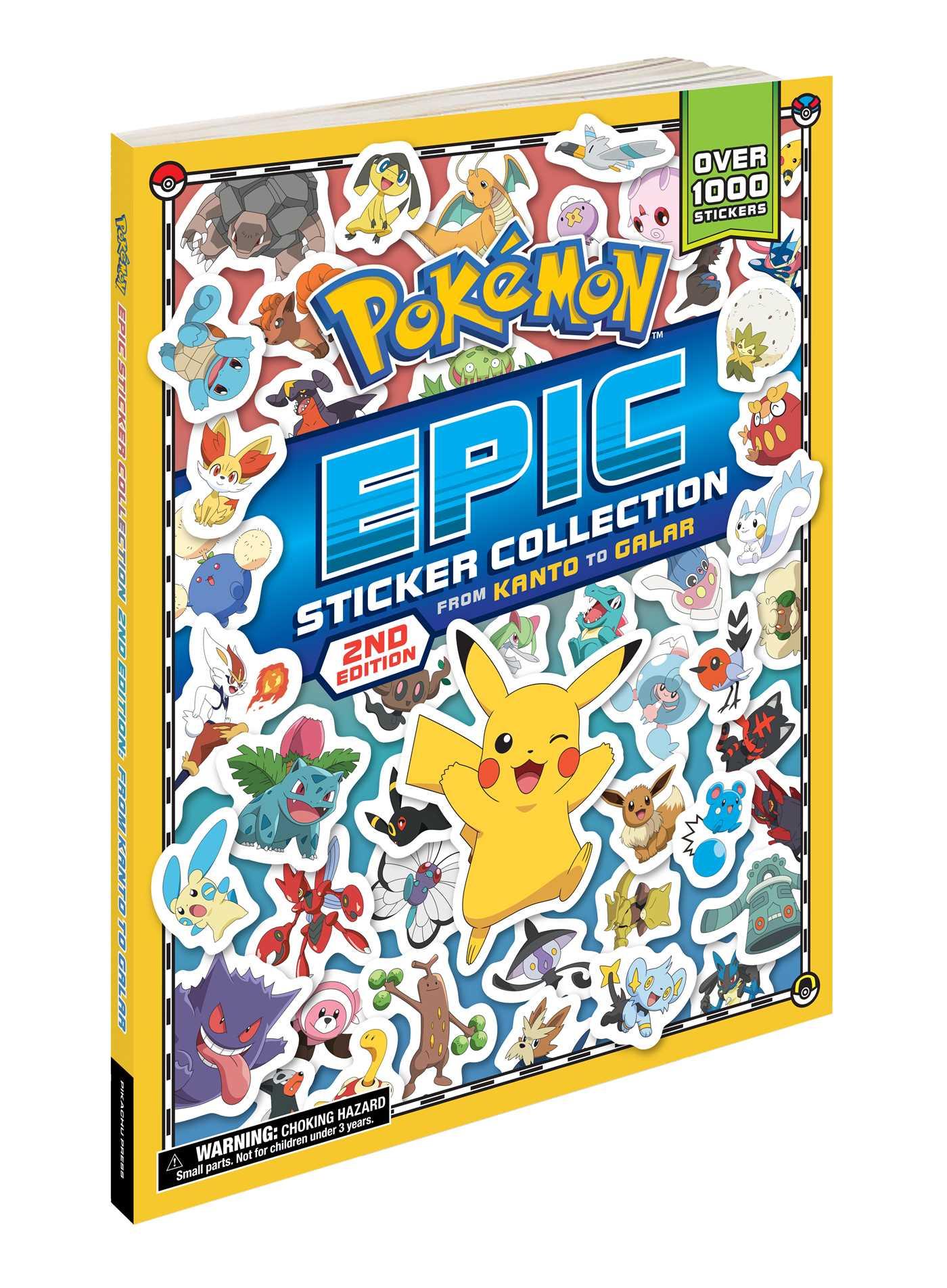 Vorderes Coverbild Pokemon Epic Sticker Collection 2nd Edition: From Kanto to Galar