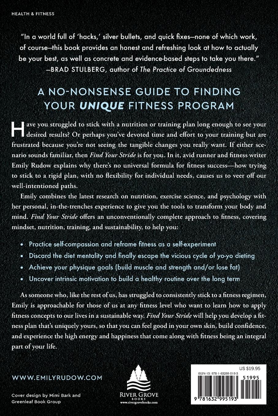 Rückseitencover Find Your Stride